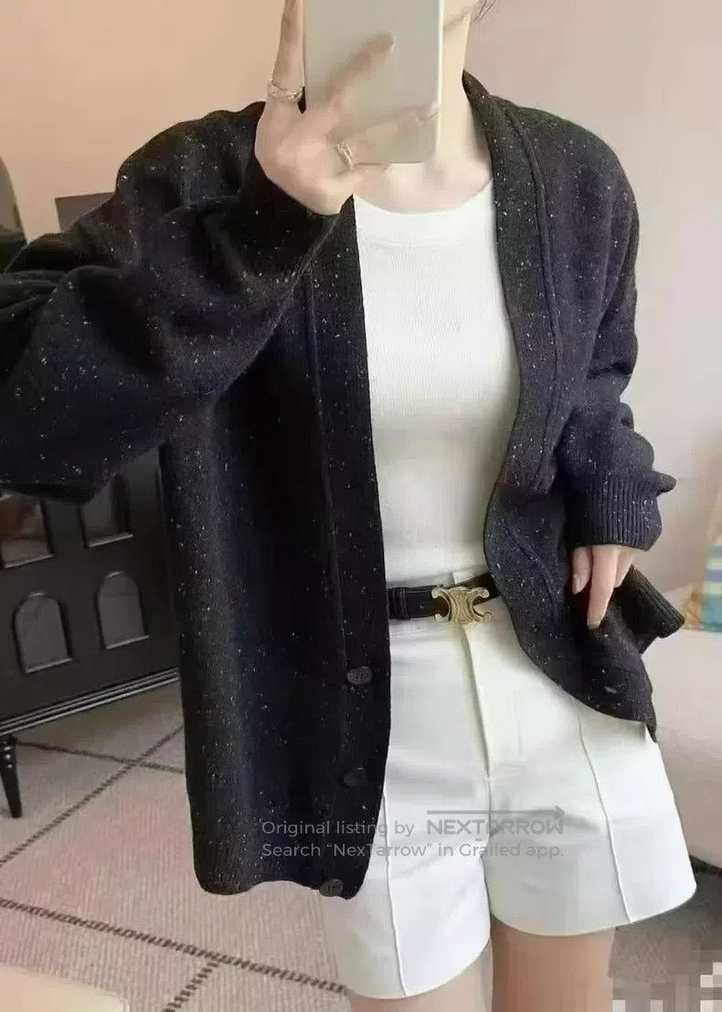 Hermes Hermes Silk and knit open front cardigan Size XS / US 0-2 / IT 36-38 - 4 Thumbnail