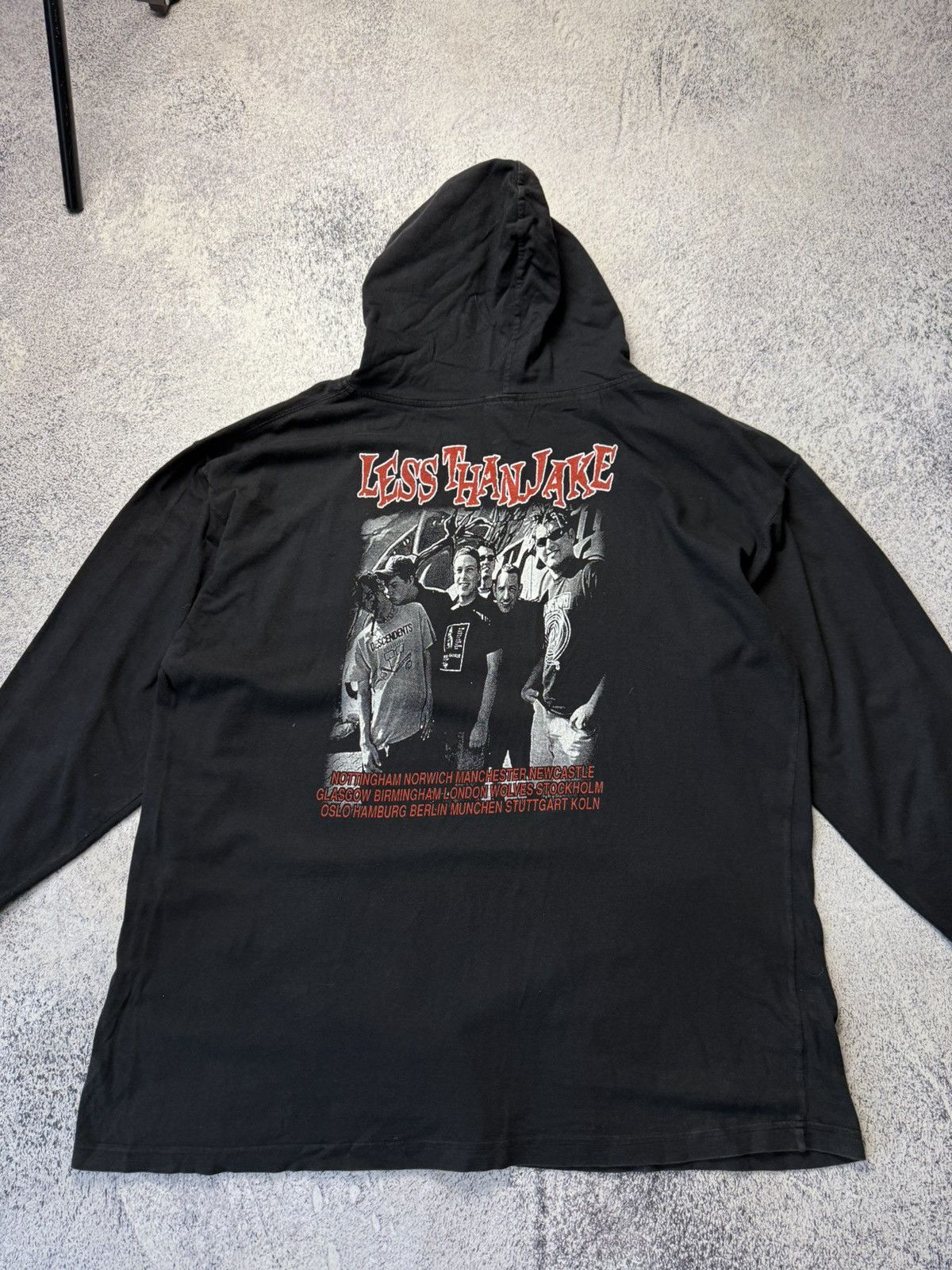 Vintage Less Than Jake Vintage Tour Hoodie 90 Ska Punk Band Merch Size US L / EU 52-54 / 3 - 15 Thumbnail