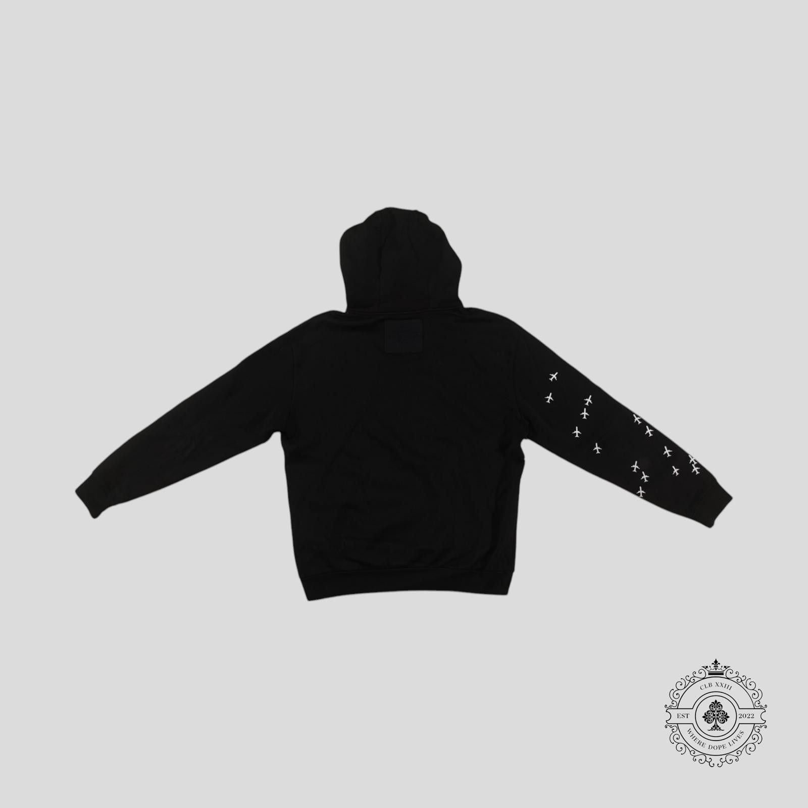 Louis Vuitton Louis Vuitton LV Planes Printed Hoodie in Black Size US M / EU 48-50 / 2 - 2 Thumbnail