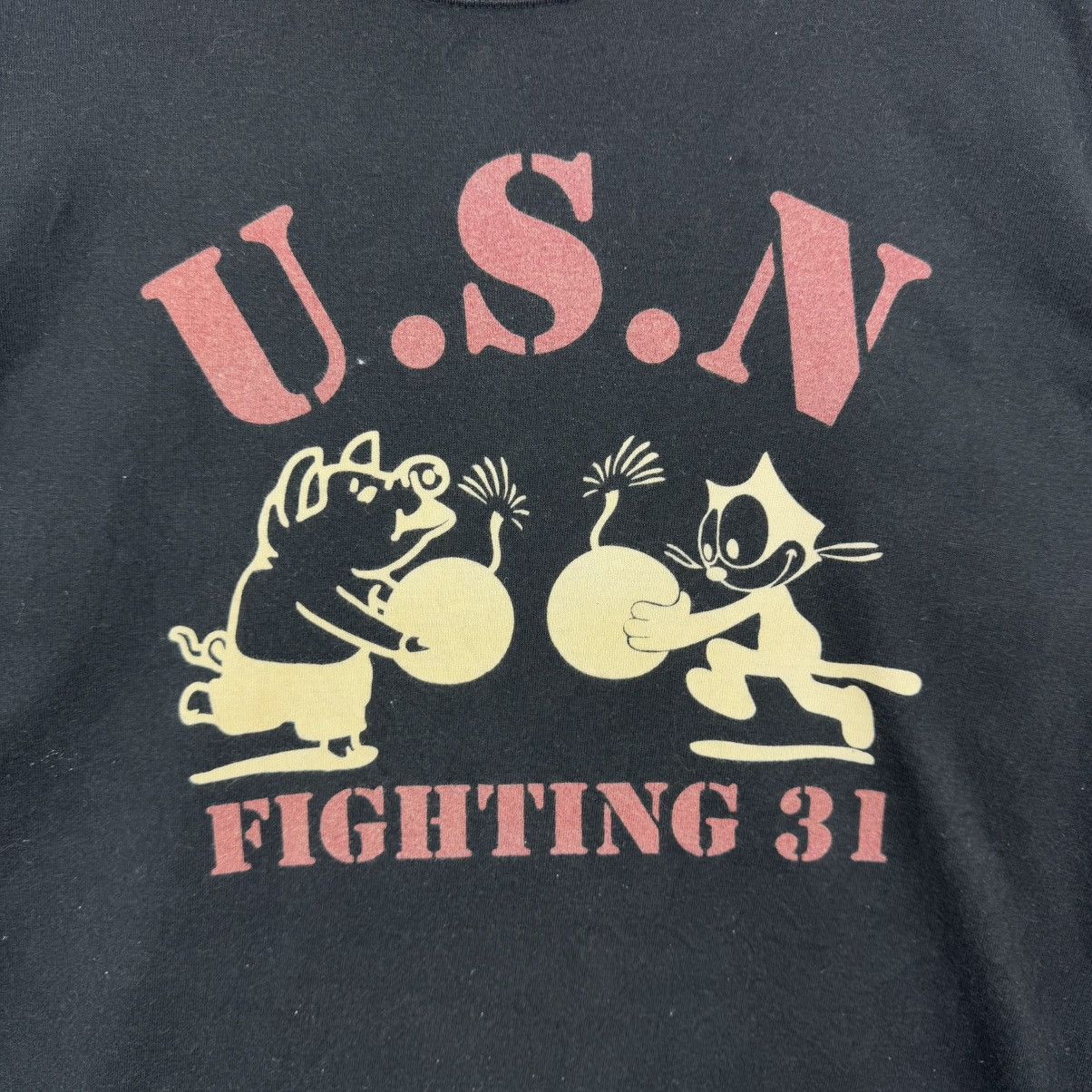 Felix × Studio D'Artisan Studio D Artisan Piggy Collab Felix The Cat USN Tshirt Size US M / EU 48-50 / 2 - 2 Thumbnail