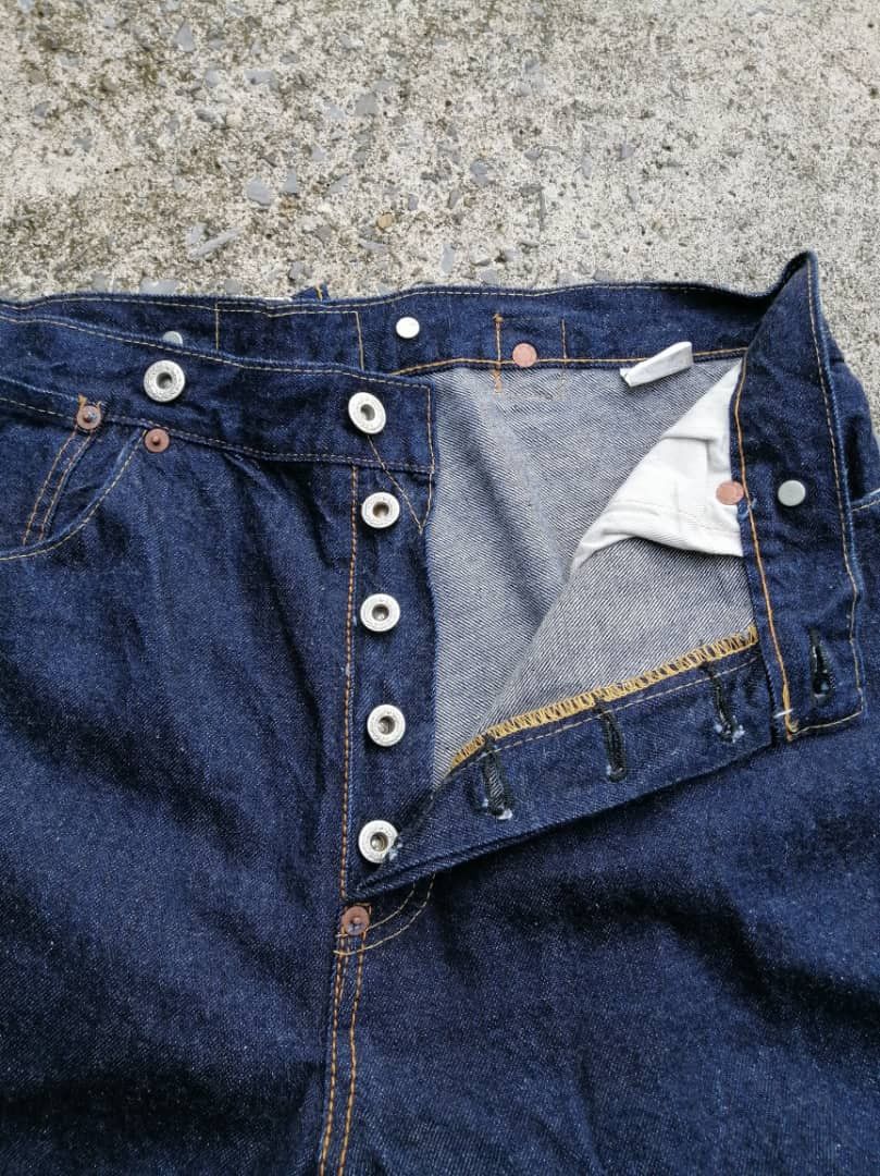 Sugar Cane Vintage Sugar Cane Buckle Selvedge Denim Jeans Size US 31 - 10 Thumbnail