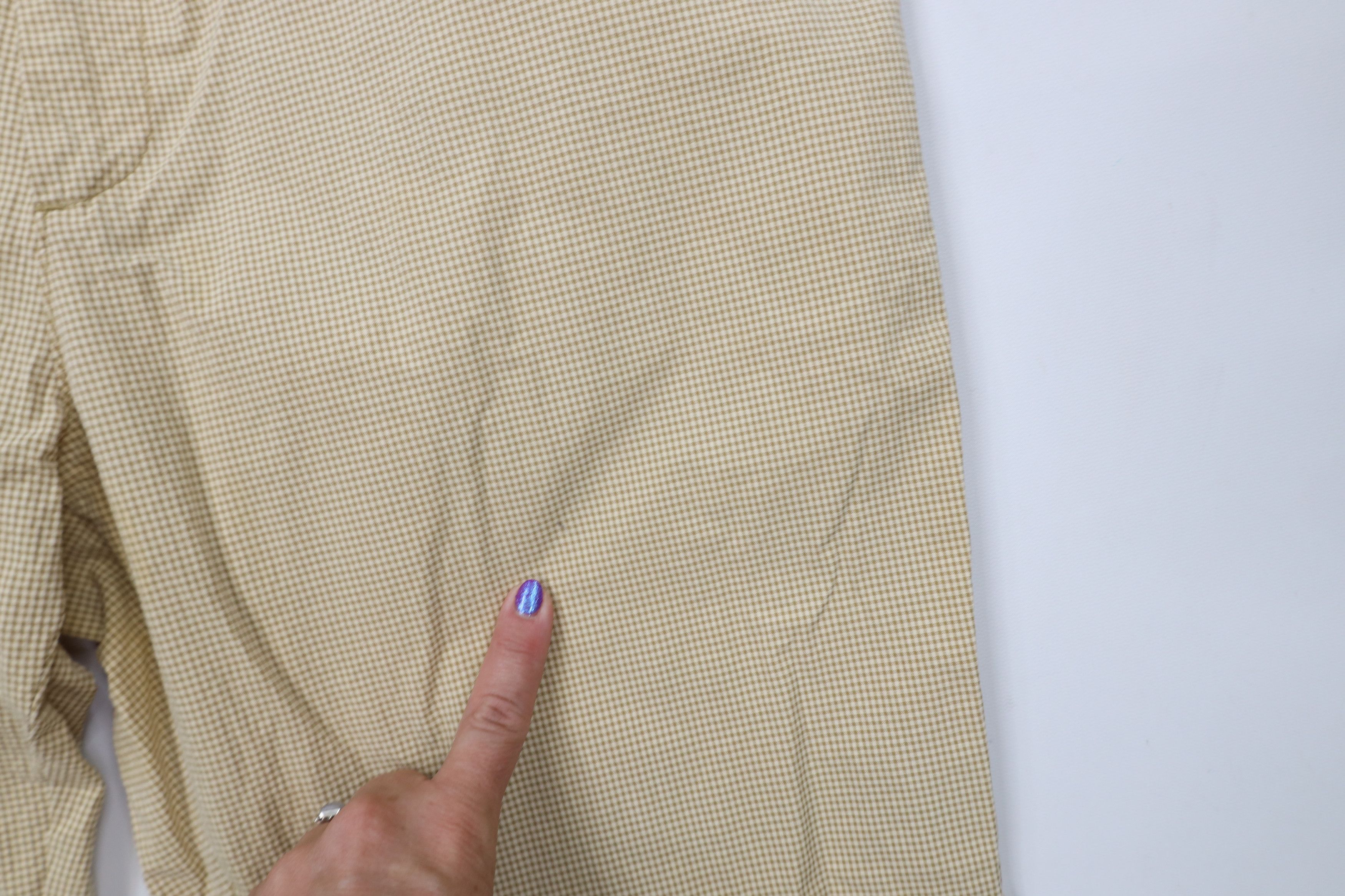 Vintage Vintage 90s Streetwear Wide Leg Chino Pants Beige Plaid Size US 36 / EU 52 - 6 Thumbnail