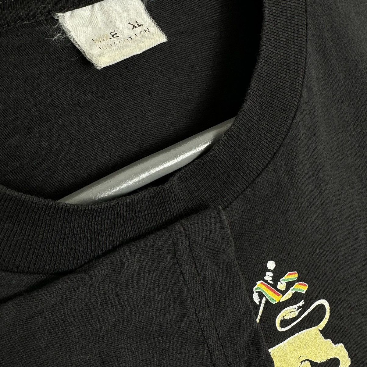 Bob Marley Vintage 90s Bob Marley Berhane Selassie Rare Euro T Shirt Size US L / EU 52-54 / 3 - 3 Thumbnail