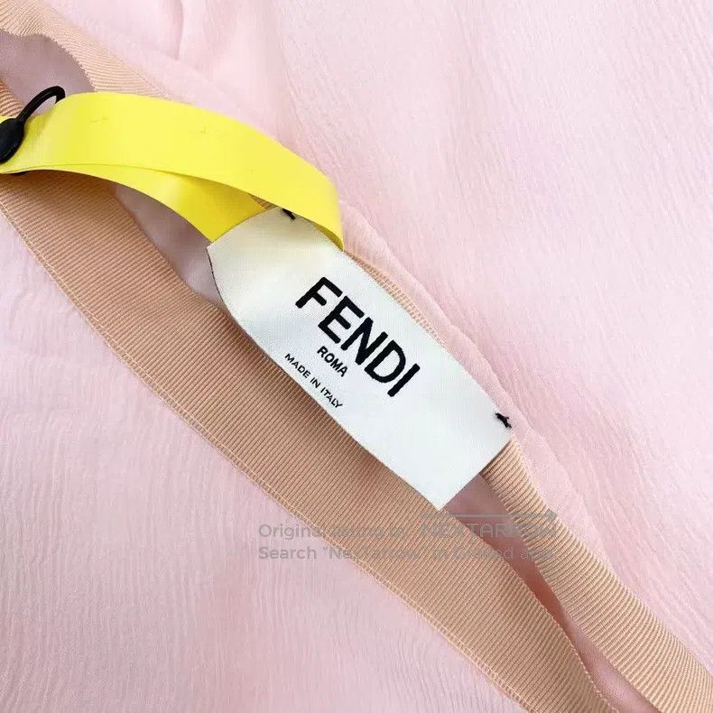 Fendi Fendi Mulberry Silk Color Block Asymmetrical Skirt Size 24" / US 00 / IT 34 - 3 Thumbnail
