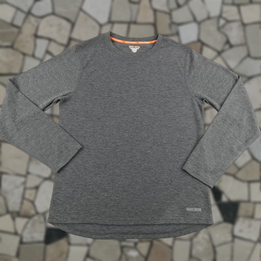 Vintage Omni Wool Shirt Mens XXL Gray Wool Blend Baselayer Performance Lightweight Sweat Size US XXL / EU 58 / 5 - 1 Thumbnail