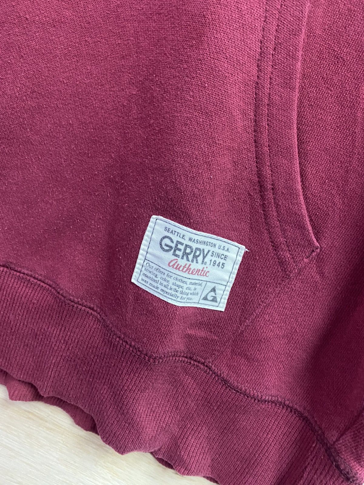 Other Gerry men's hoodie in a wine red color. Size US XL / EU 56 / 4 - 2 Thumbnail