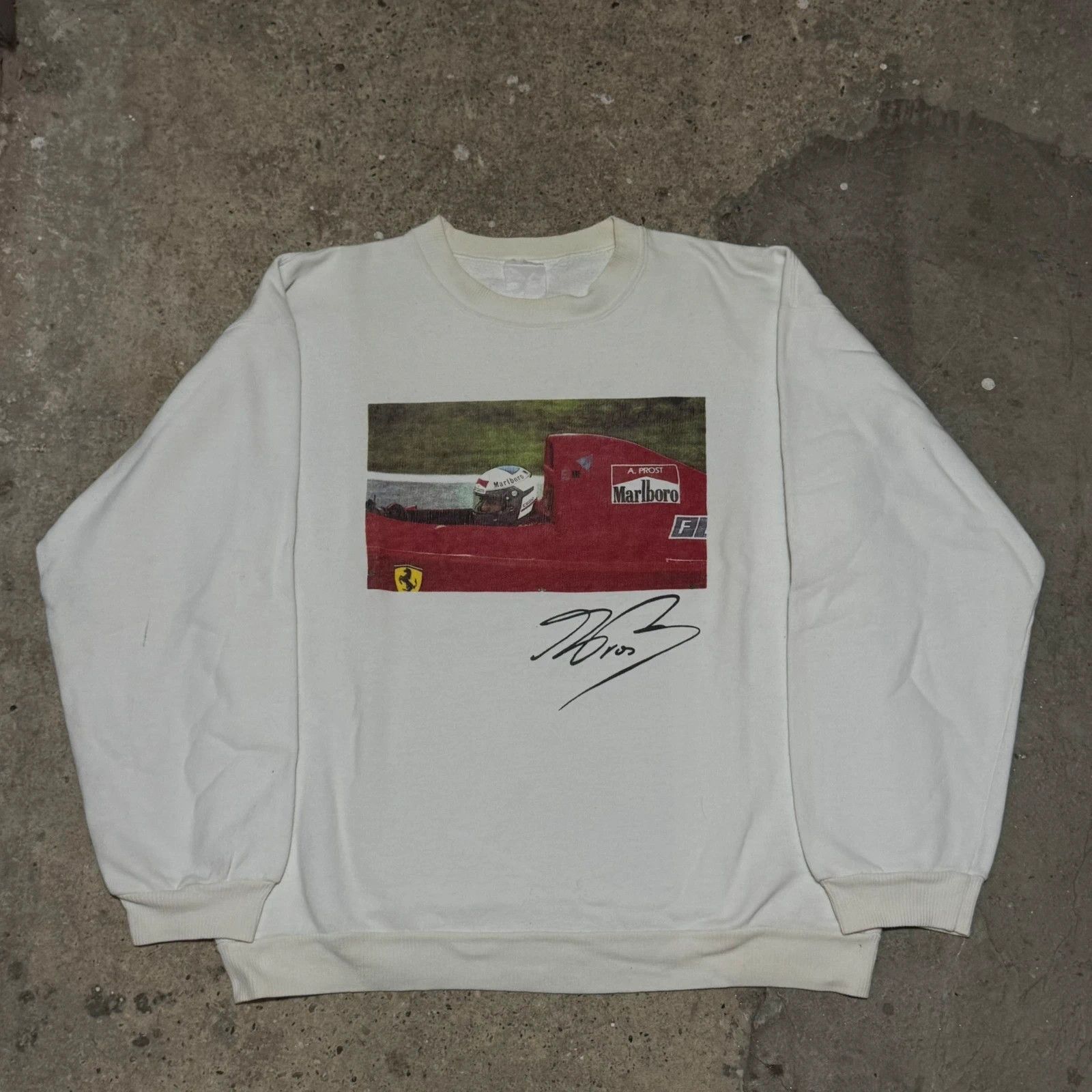 Vintage Vintage Formula 1 Marlboro gran prix 1990 sweatshirt Size US L / EU 52-54 / 3 - 1 Thumbnail