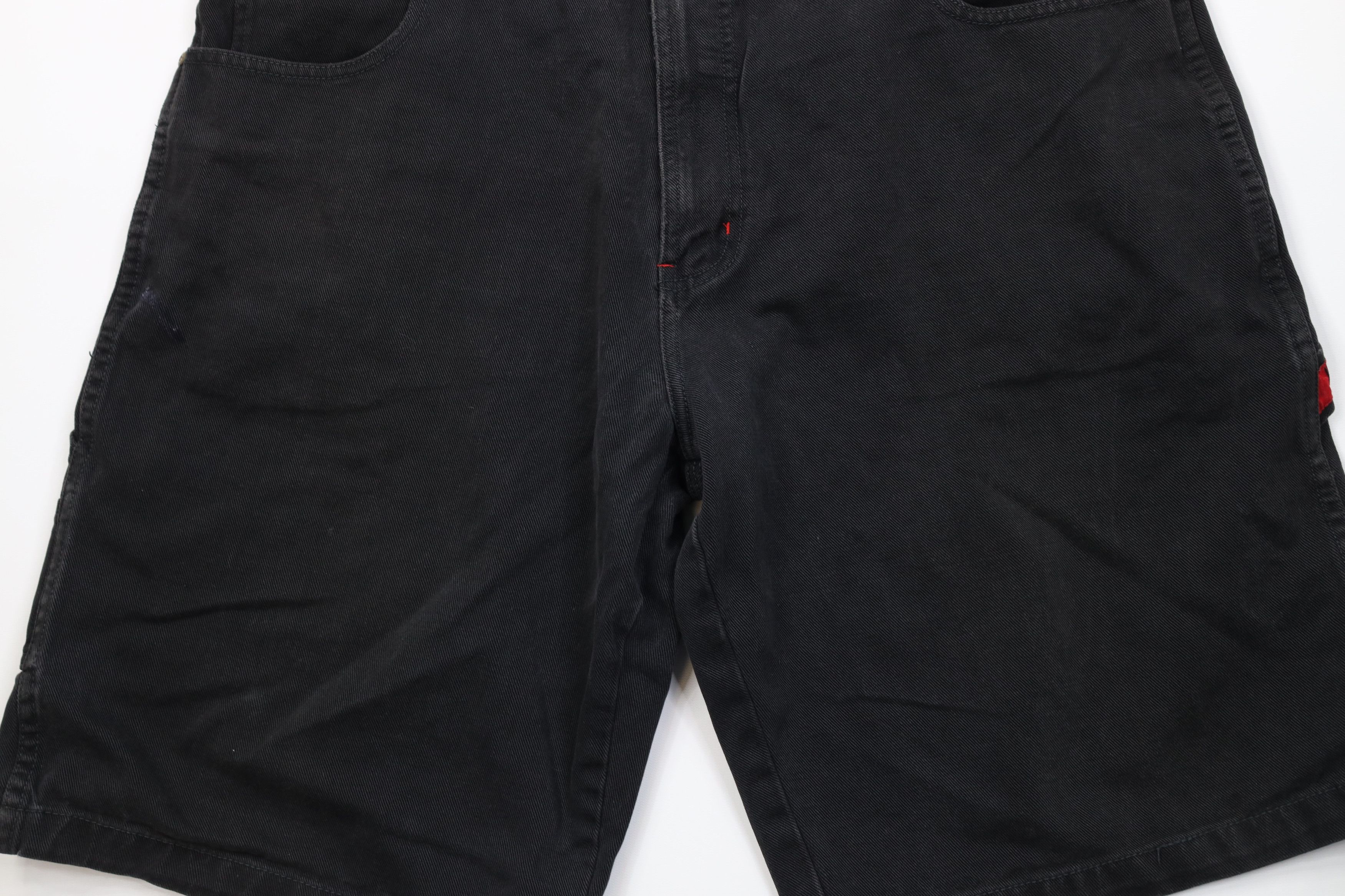 Vintage Vintage 90s Y2K Paco Sports Fit Denim Jean Shorts Black Size US 38 / EU 54 - 3 Thumbnail