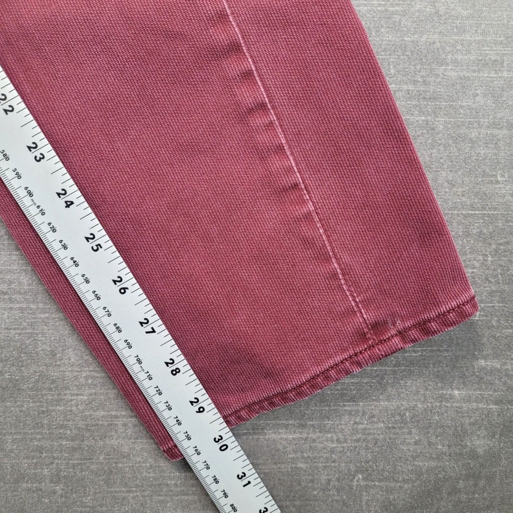 J.Crew J.Crew 770 Straight Fit Corduroy Pants Mens 34x30 Burgundy Red Maroon Wine Casual Chino 5-Pocket Straight Leg Vintage No Size US 34 / EU 50 - 5 Thumbnail