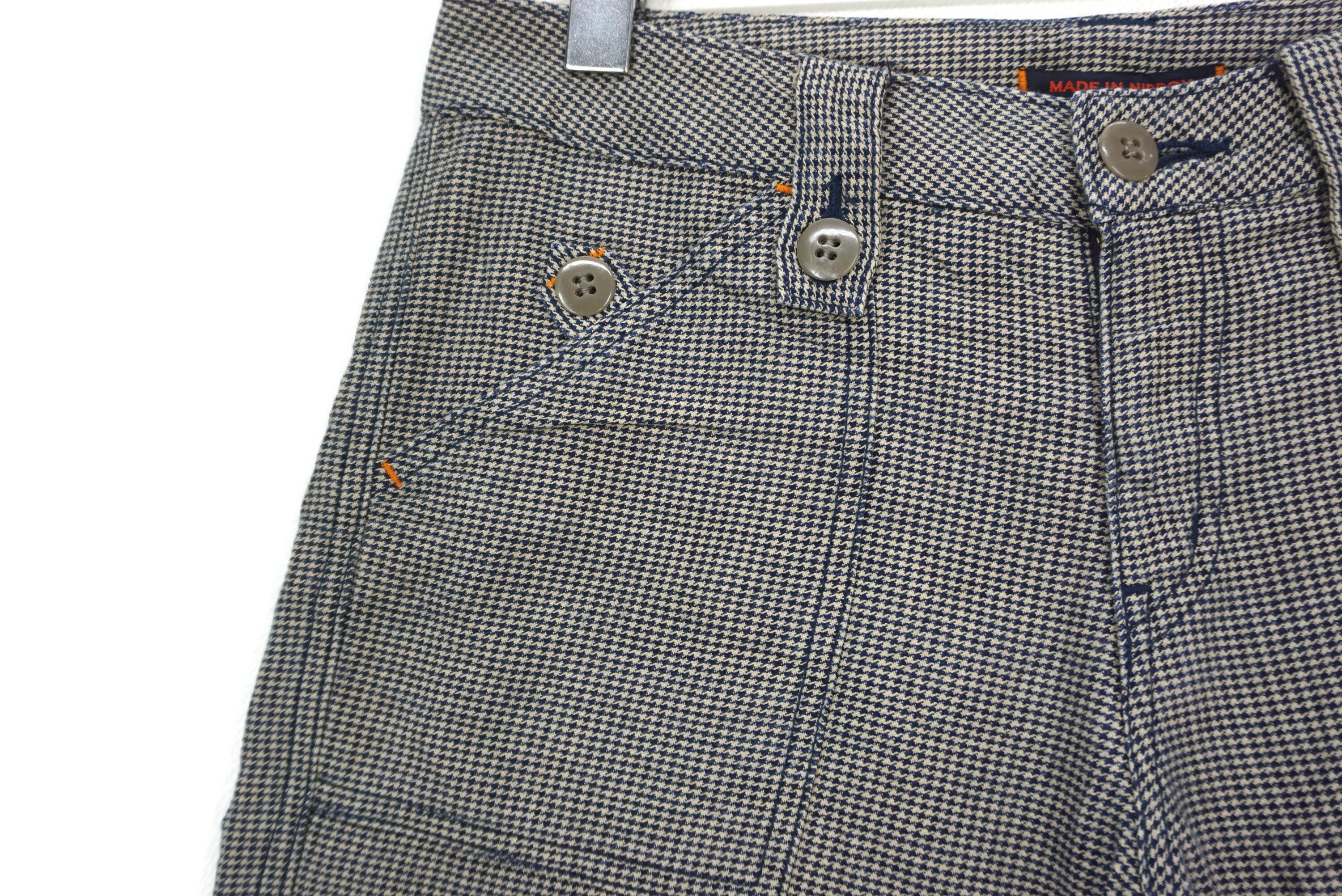 Japanese Brand Et Boite Jeans fit W31xL27.5 Cropped Wide-Leg Hickory Japan Size 28" / US 6 / IT 42 - 4 Thumbnail