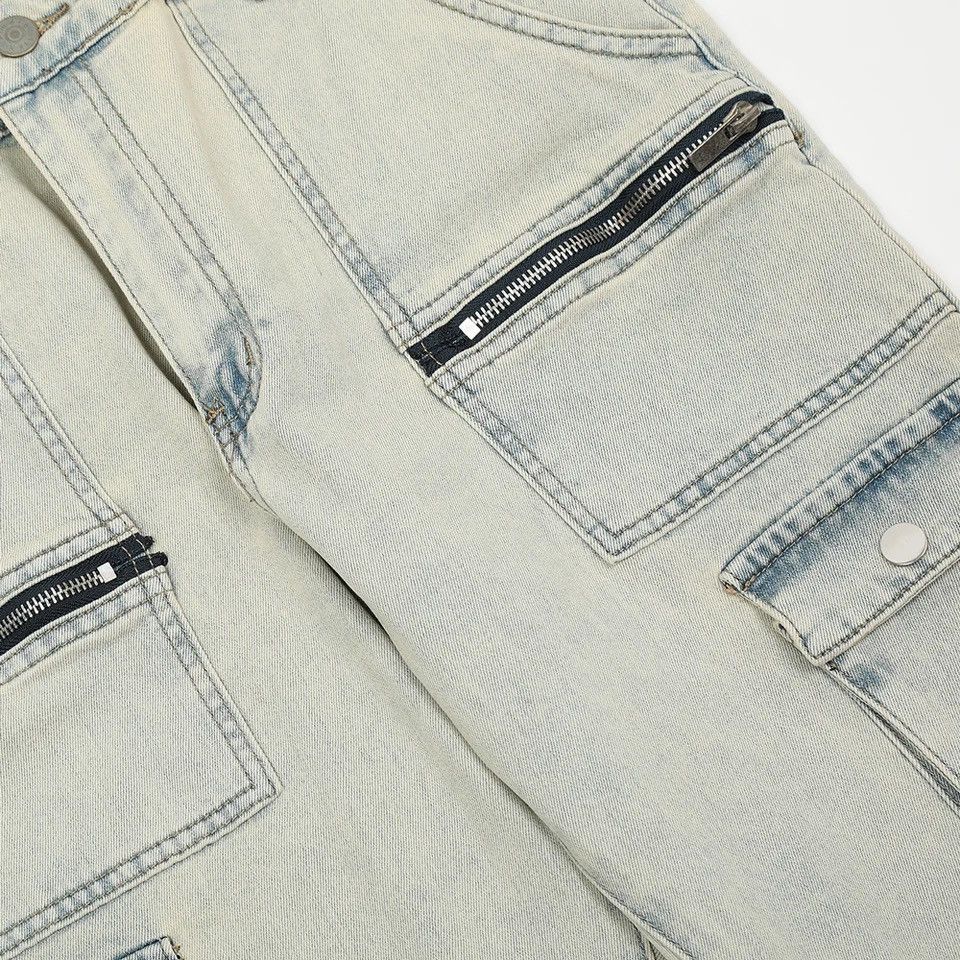 Japanese Brand × Vintage Vintage Street Jeans for Men Slim Original Zip Y2k Skinny Size US 32 / EU 48 - 5 Thumbnail