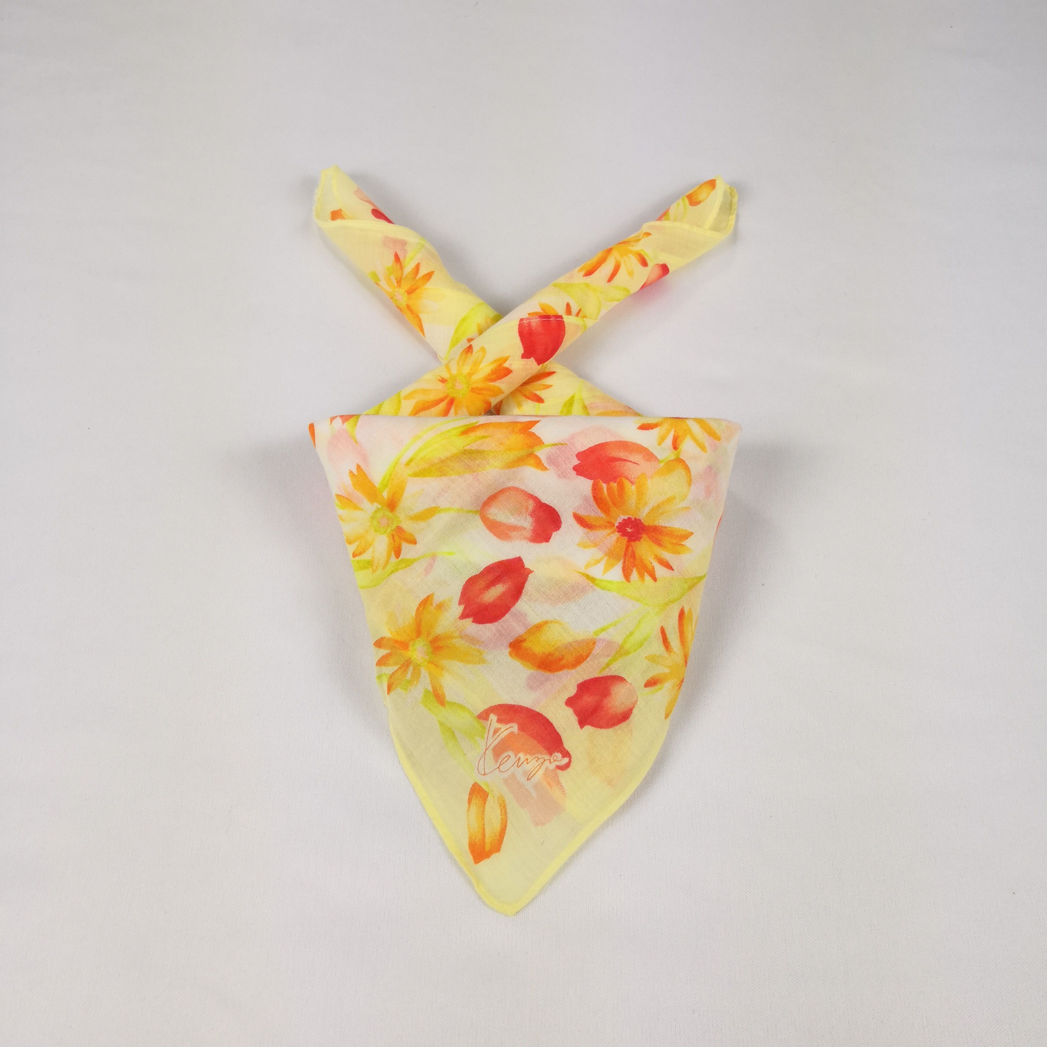 Kenzo Vintage Kenzo Handkerchief Neckerchief Bandana - AC71924 Size ONE SIZE - 1 Thumbnail