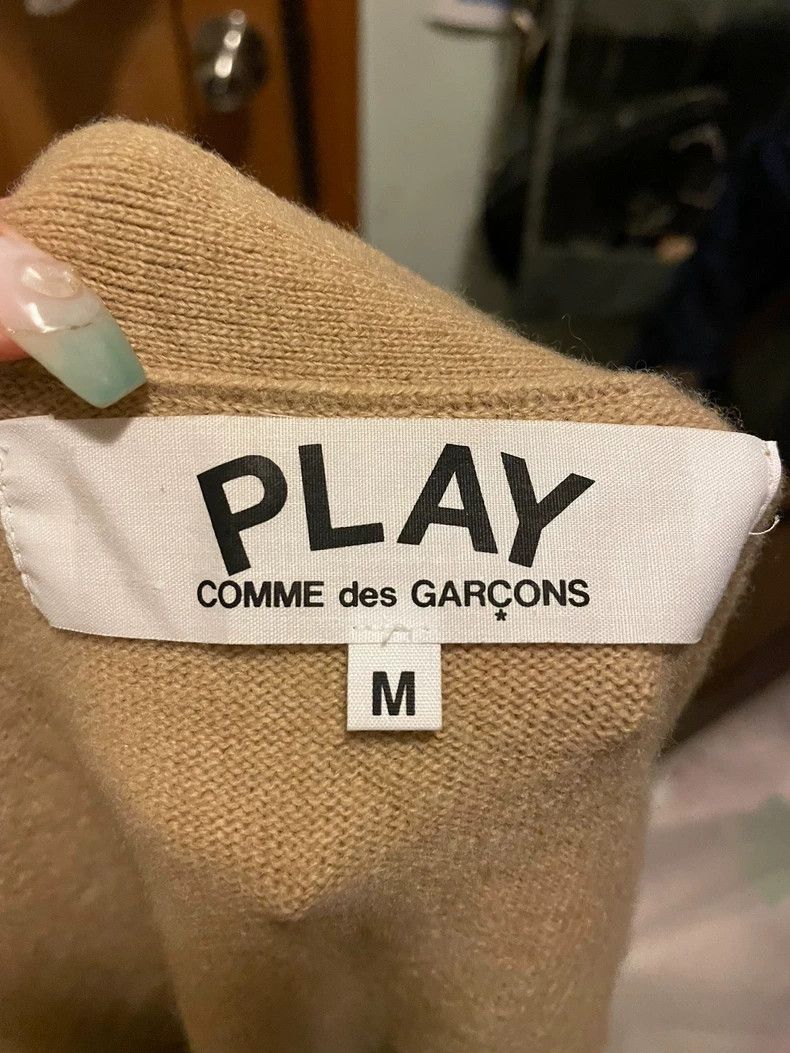 Comme des Garcons Comme Des Garcons V-neck wool cardigan Size US M / EU 48-50 / 2 - 2 Thumbnail