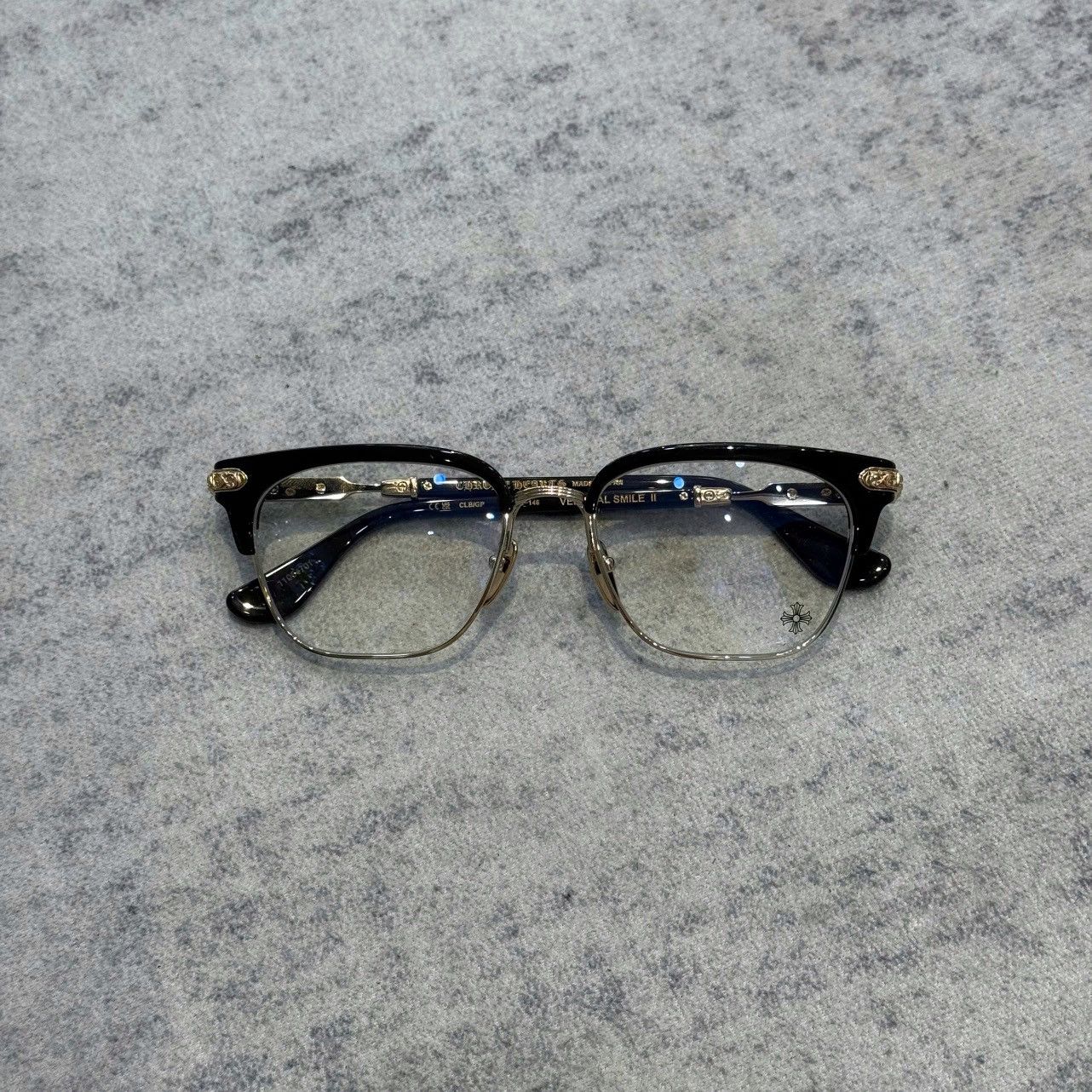 Chrome Hearts CHROME HEARTS VERTICAL SMILE II CLASSIC BROWN/GOLD PLATED Size ONE SIZE - 6 Thumbnail