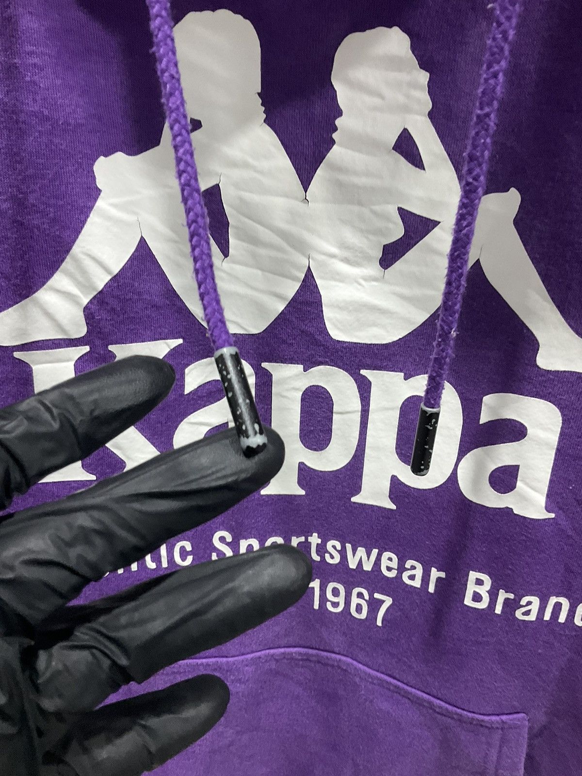 Kappa Big Logo Kappa Purpe Hoodie With Side Logo Size US L / EU 52-54 / 3 - 5 Thumbnail