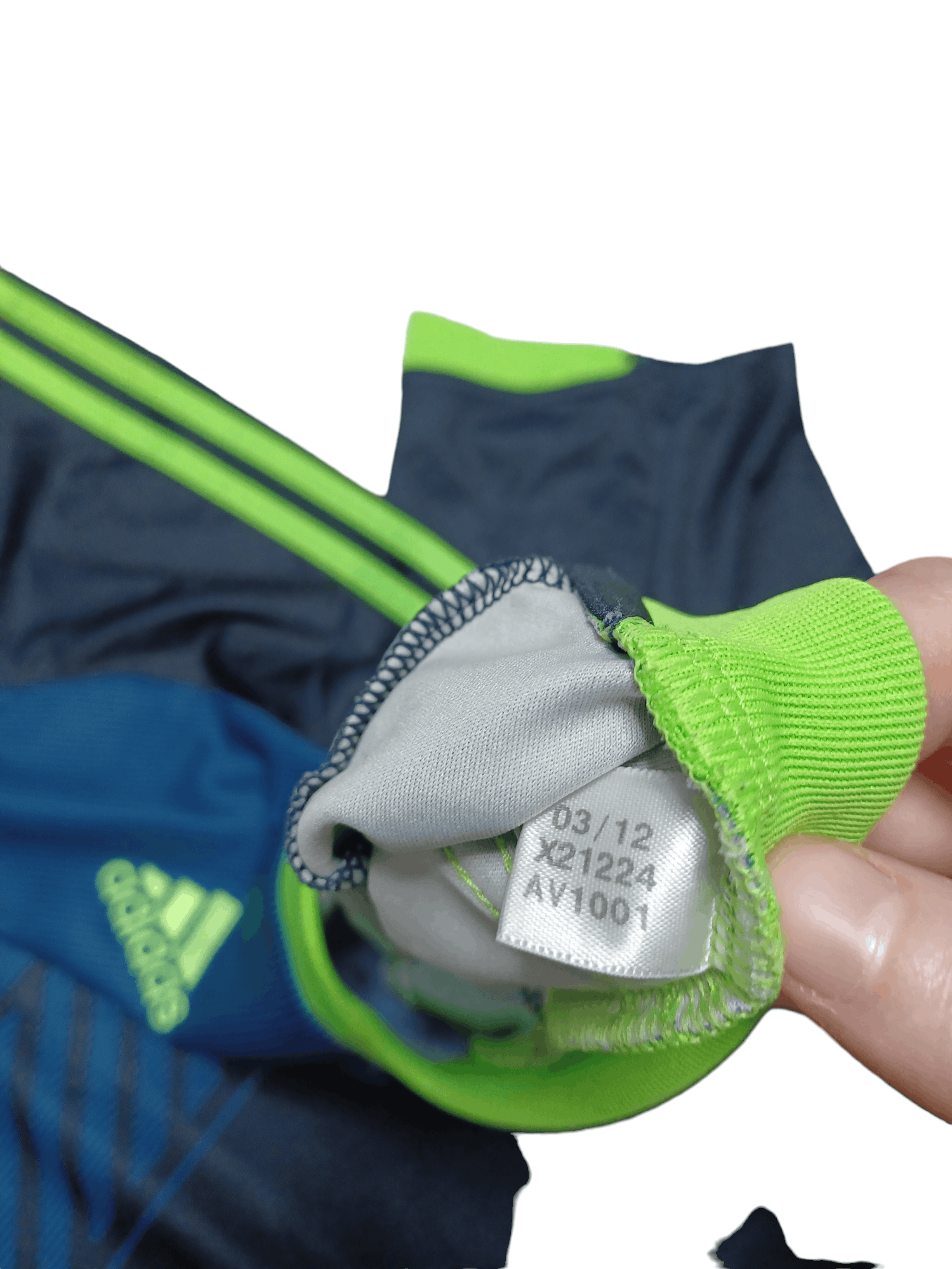 Adidas AJAX 2012 VINTAGE ADIDAS AWAY 2ND KIT FOOTBALL SOCCER Size US L / EU 52-54 / 3 - 8 Thumbnail