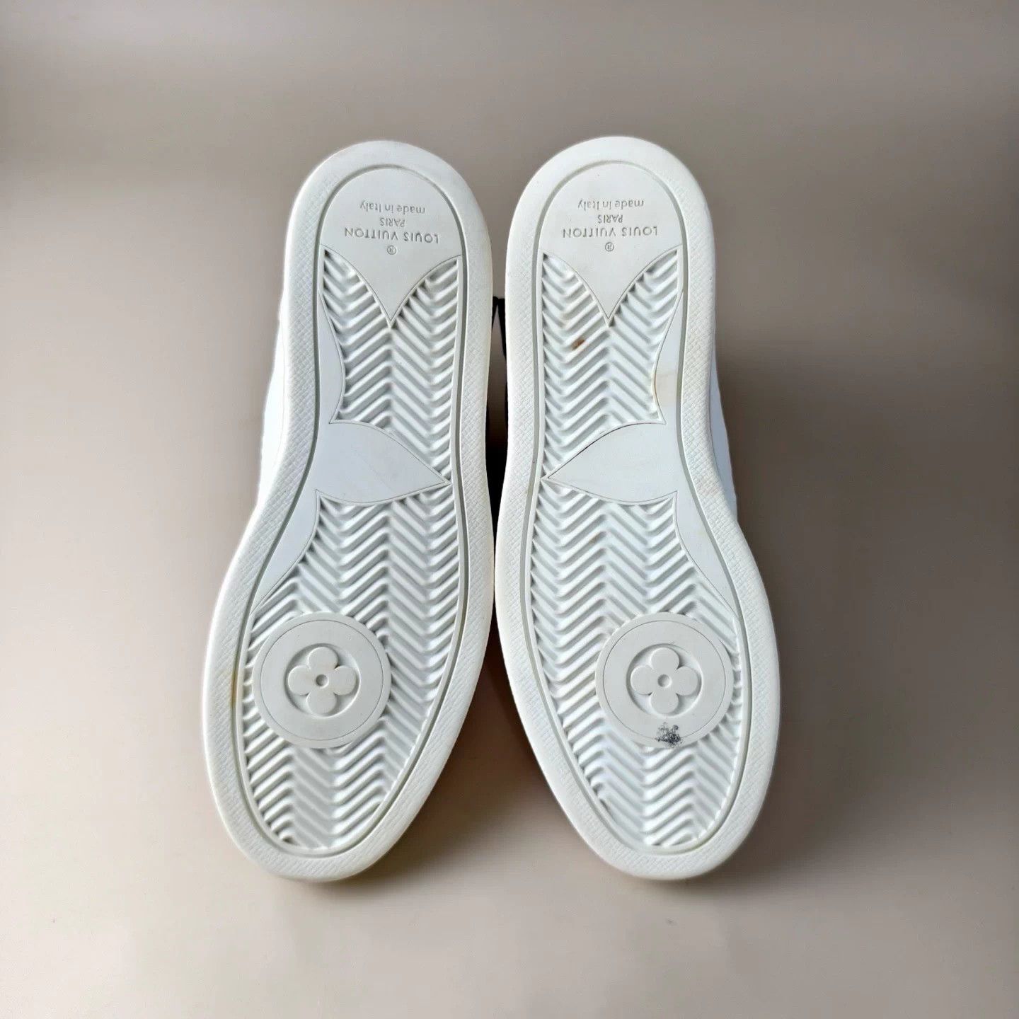 Louis Vuitton LV white/blue/pink embossed Monogram laced shoes W35.5 Size US 4.5 / IT 34.5 - 7 Thumbnail