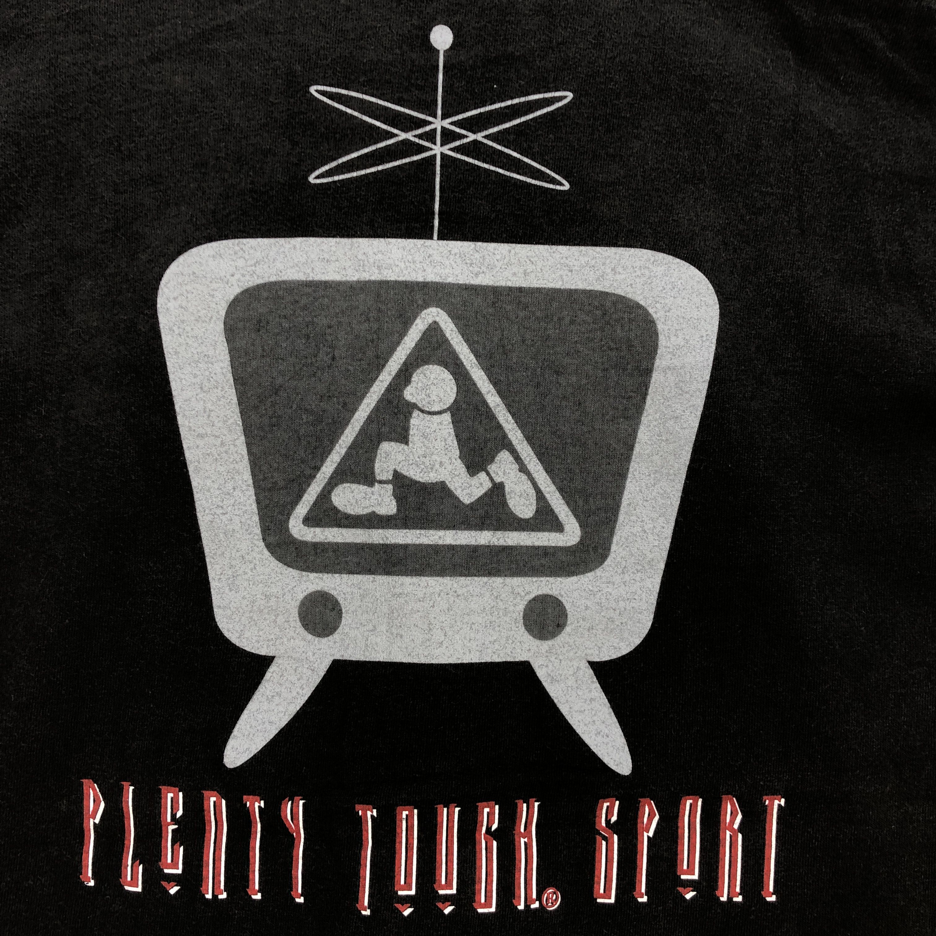 Vintage Vintage 90s Plenty Tough Sports T Shirt PTS Crewneck Tees Size US L / EU 52-54 / 3 - 4 Thumbnail