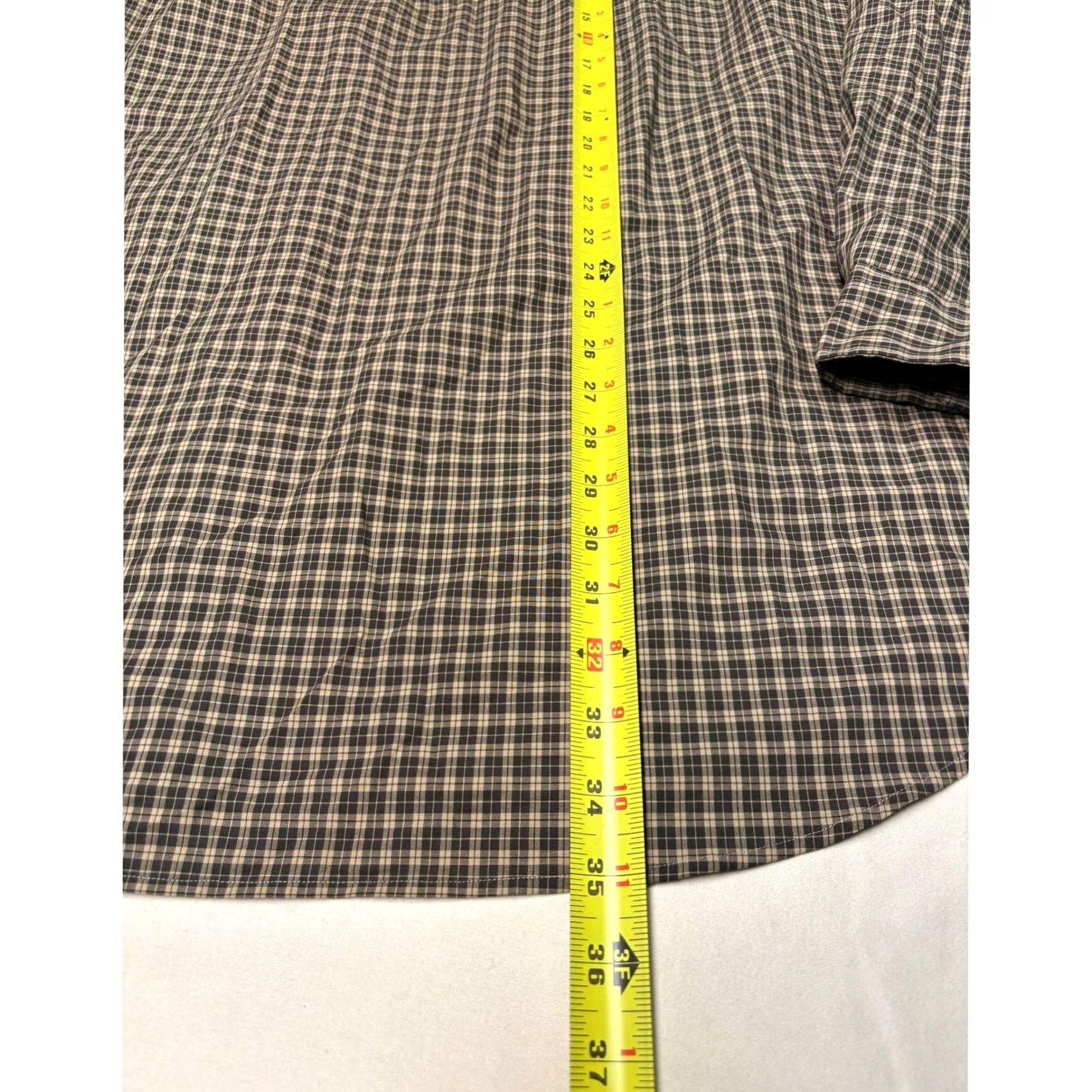 Polo Ralph Lauren Polo Ralph Lauren Shirt Check Brown Navy 4XB Big & Tall Button-Down Long Sleeve Classic Fit Mens0.14 Size US XXL / EU 58 / 5 - 7 Thumbnail