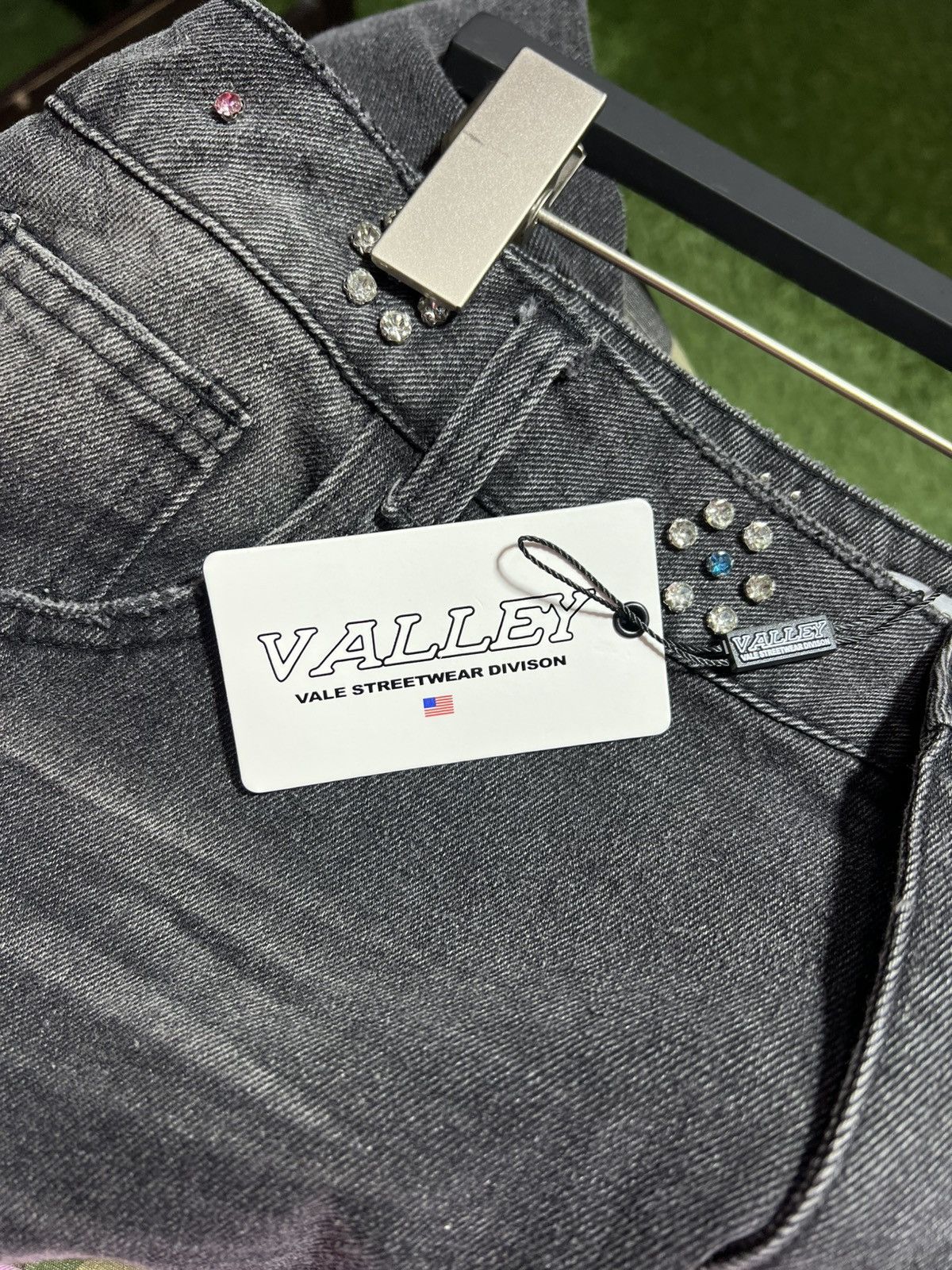 Vale Vale State Crystal Denim Black Size US 34 / EU 50 - 4 Thumbnail
