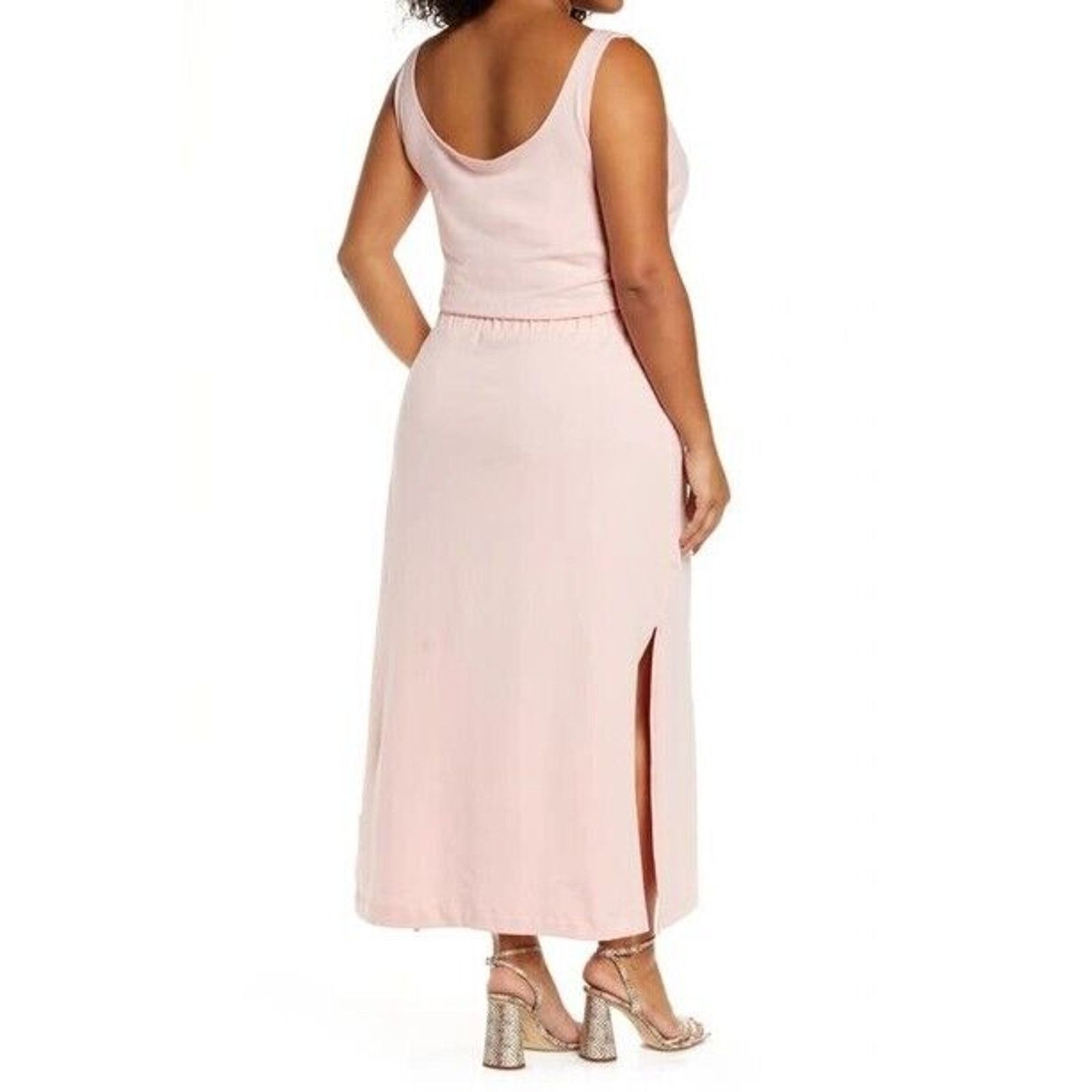 Shein Zelie For She Women Fleece Cozy Maxi Skirt Plus Size 2X Size 40" / US 18 - 3 Thumbnail