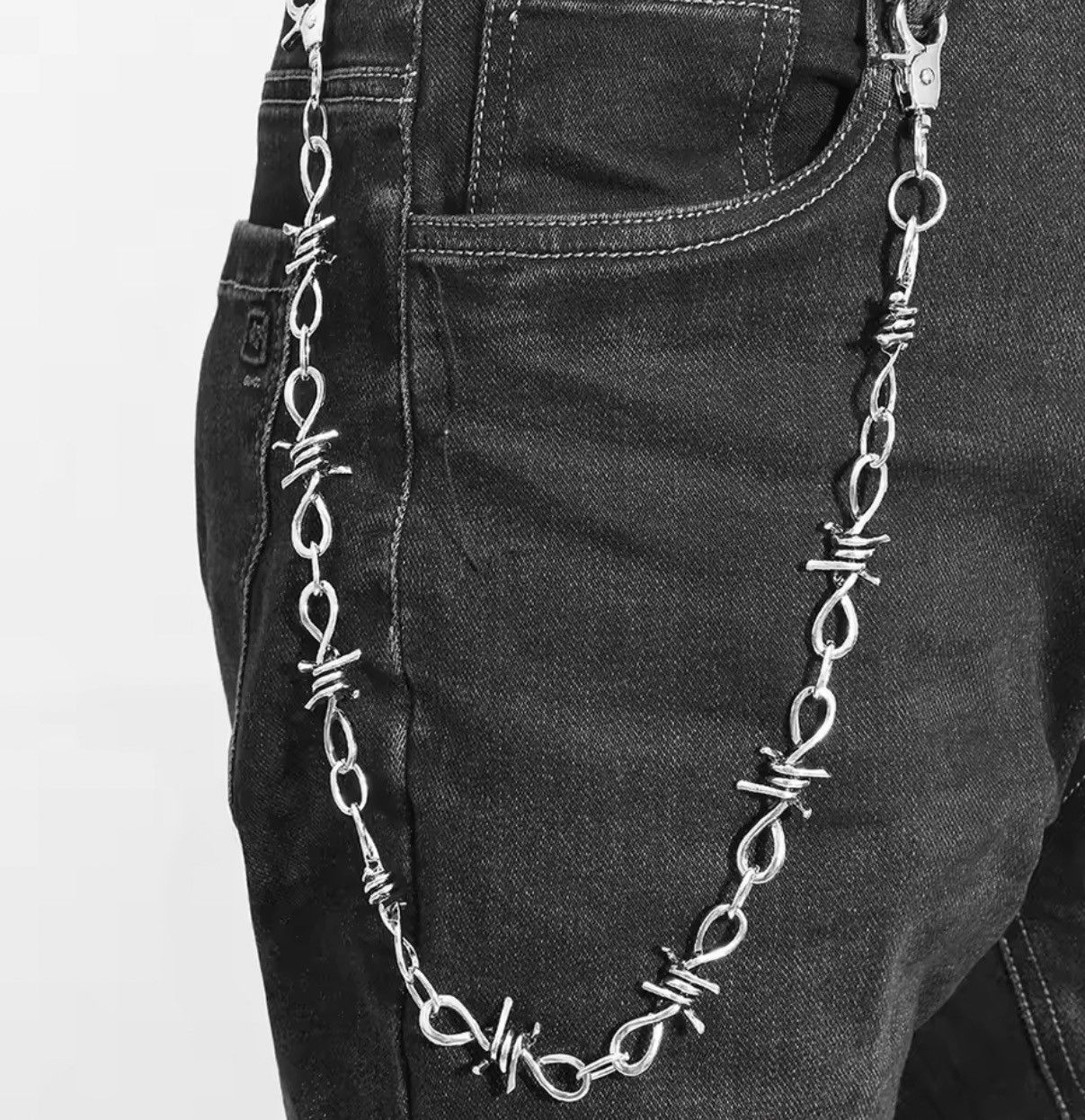 Barb Wire Wallet Chain