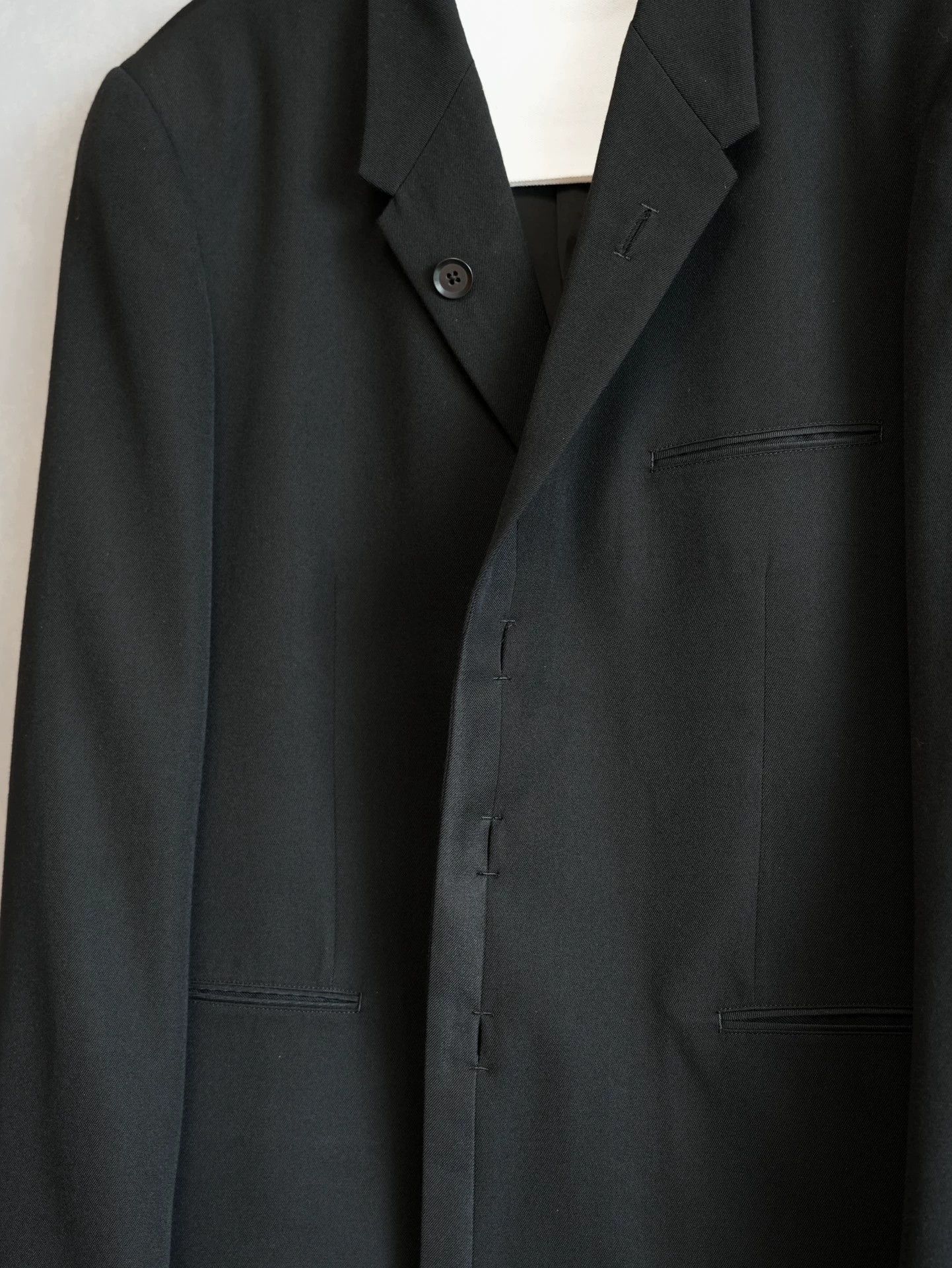 Yohji Yamamoto Yohji Yamamoto 01AW Cashmere Blend Jacket Gangster Size US M / EU 48-50 / 2 - 6 Thumbnail