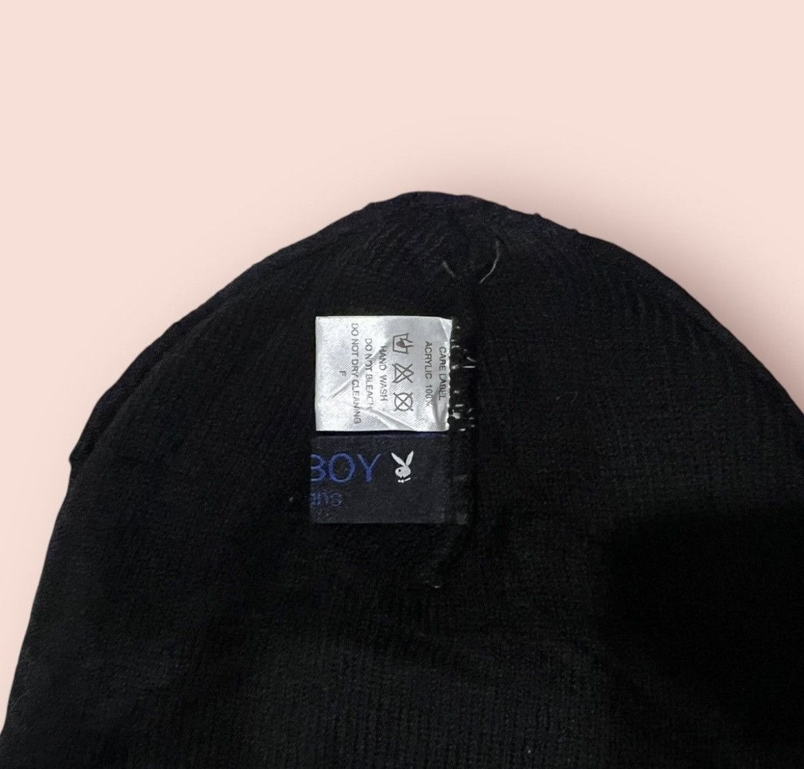 Playboy VINTAGE EMBROIDERED SMALL BUNNY LOGO PLAYBOY BEANIE Size ONE SIZE - 19 Thumbnail