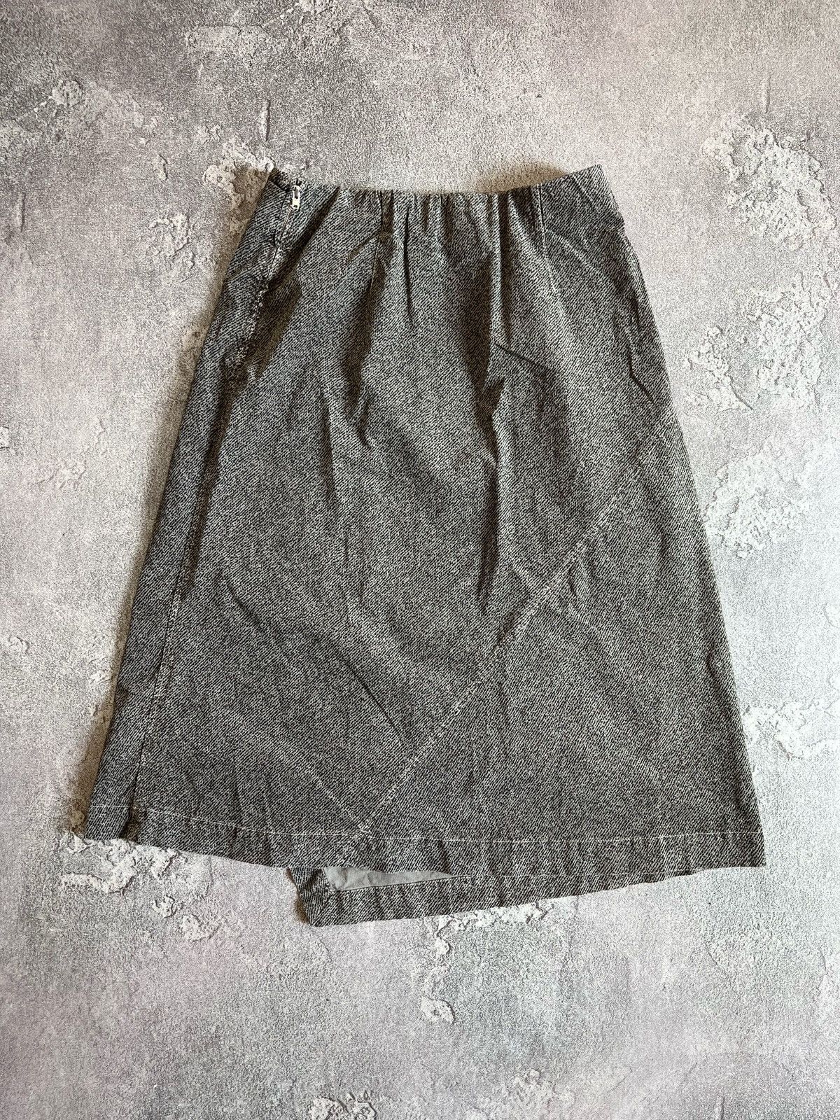 OSKA × Vintage Oska Women’s Asymmetrical Maxi A Line Skirt Zip Size 1 Size 26" / US 2 / IT 38 - 4 Thumbnail