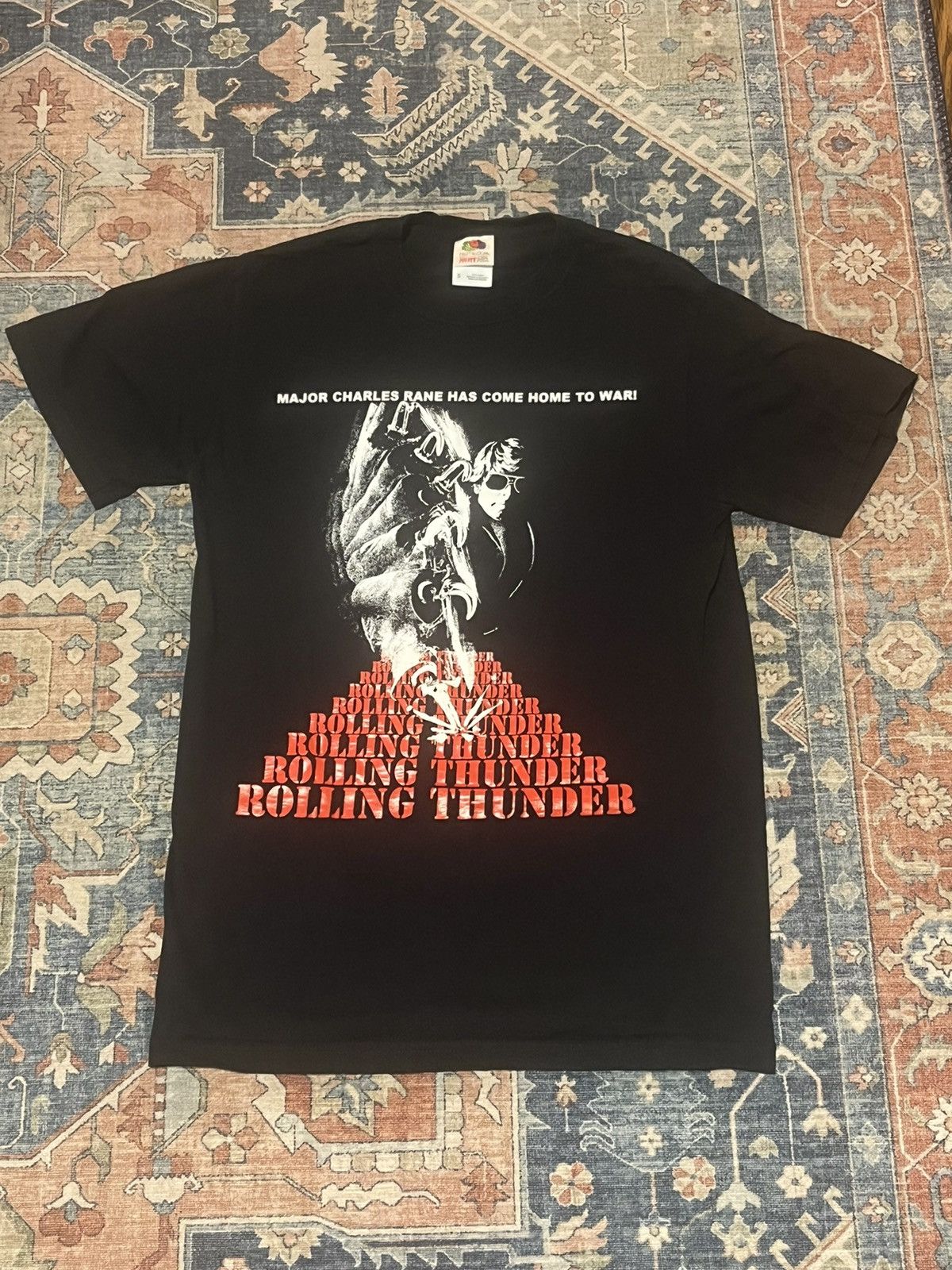 Fruit Of The Loom Vintage Rolling Thunder Film Poster T-Shirt Size US XS / EU 42 / 0 - 1 Thumbnail
