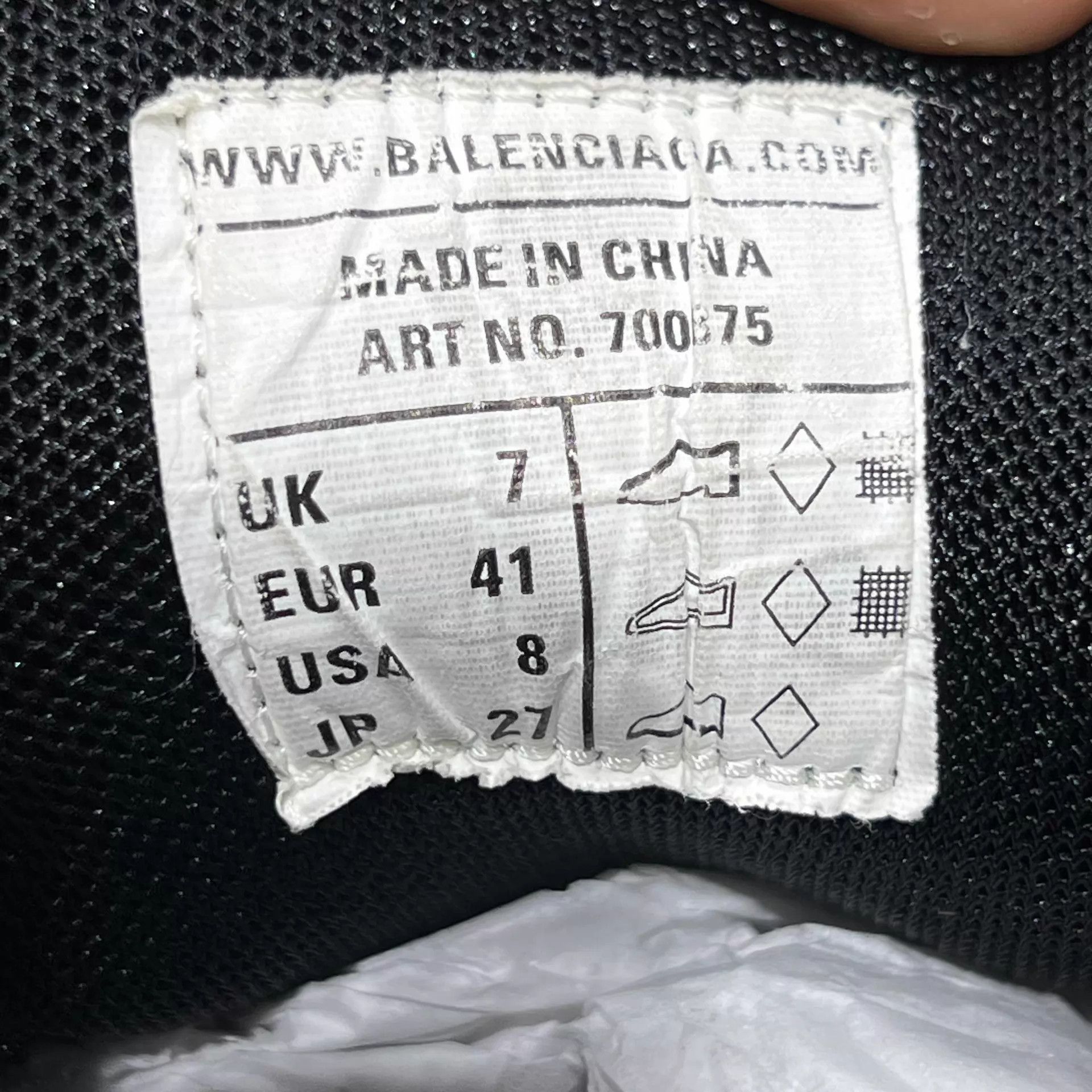 Balenciaga Balenciaga BLCG TRACK3.0 Black 41 Size US 8 / EU 41 - 8 Thumbnail