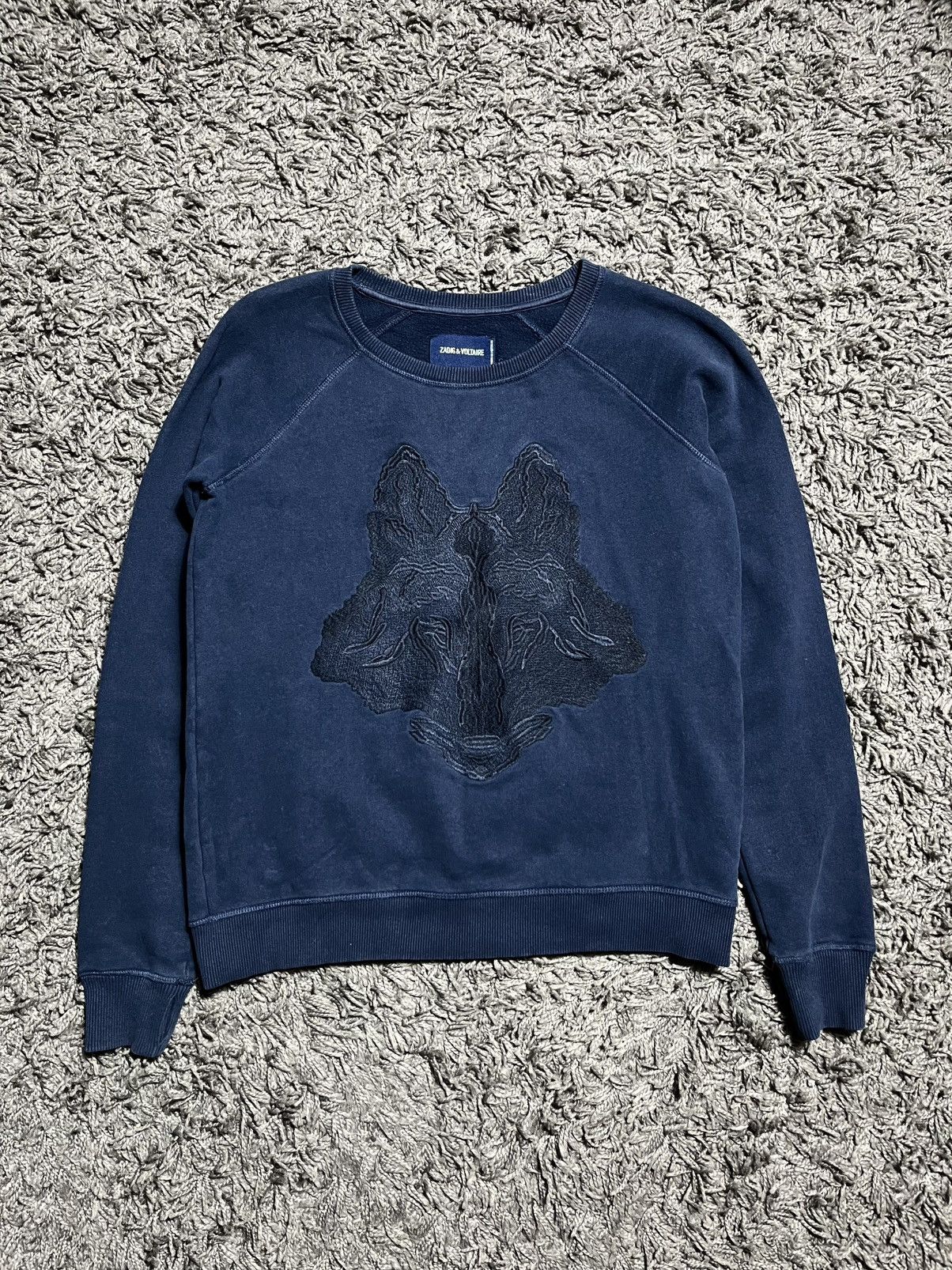 Zadig & Voltaire ZADIG & VOLTAIRE WOLF FACE COTTON SWEATSHIRT Size S / US 4 / IT 40 - 1 Thumbnail