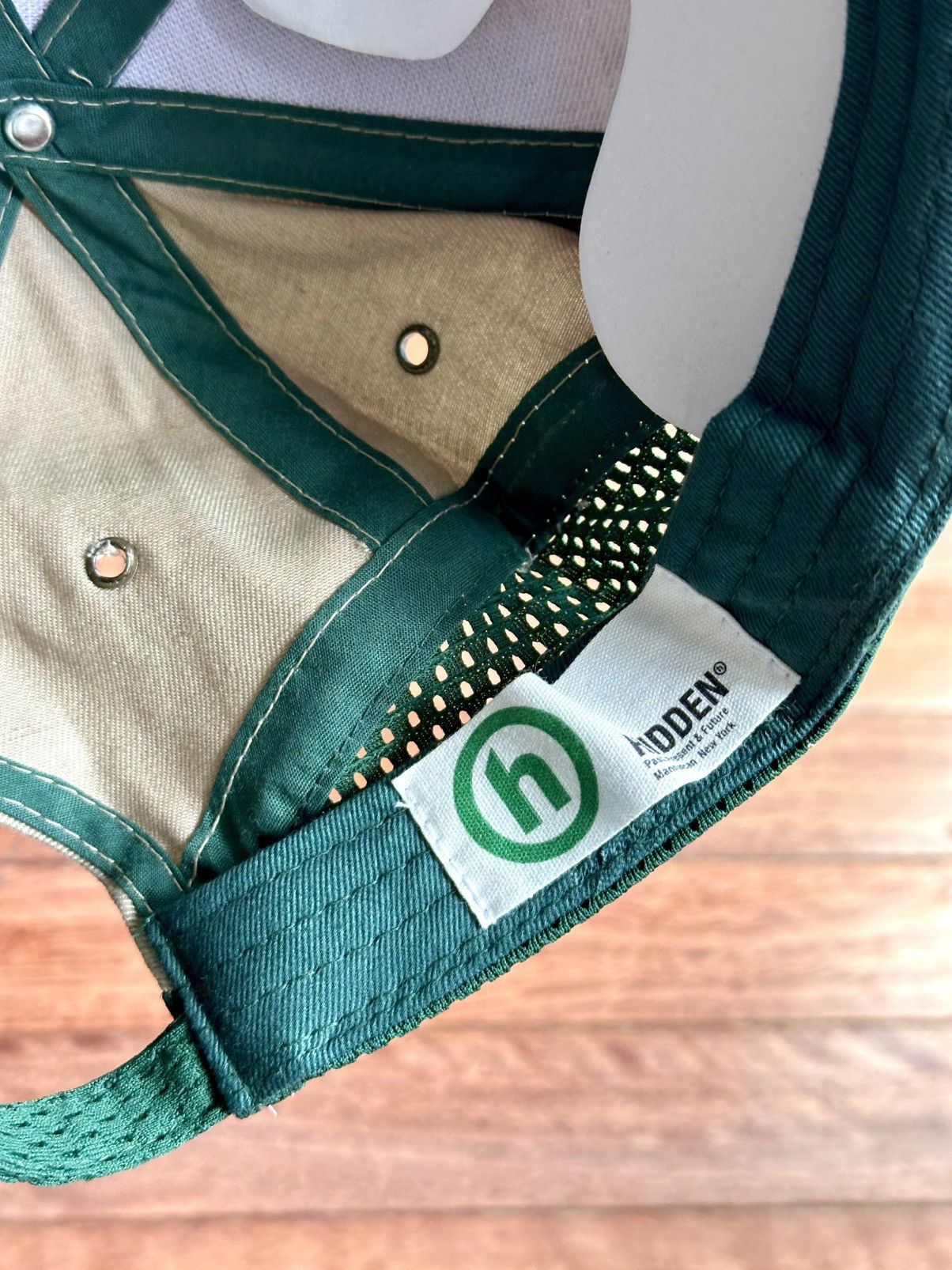 HIDDEN Hidden Two Tone Racer Cap - green Tan Size ONE SIZE - 8 Thumbnail
