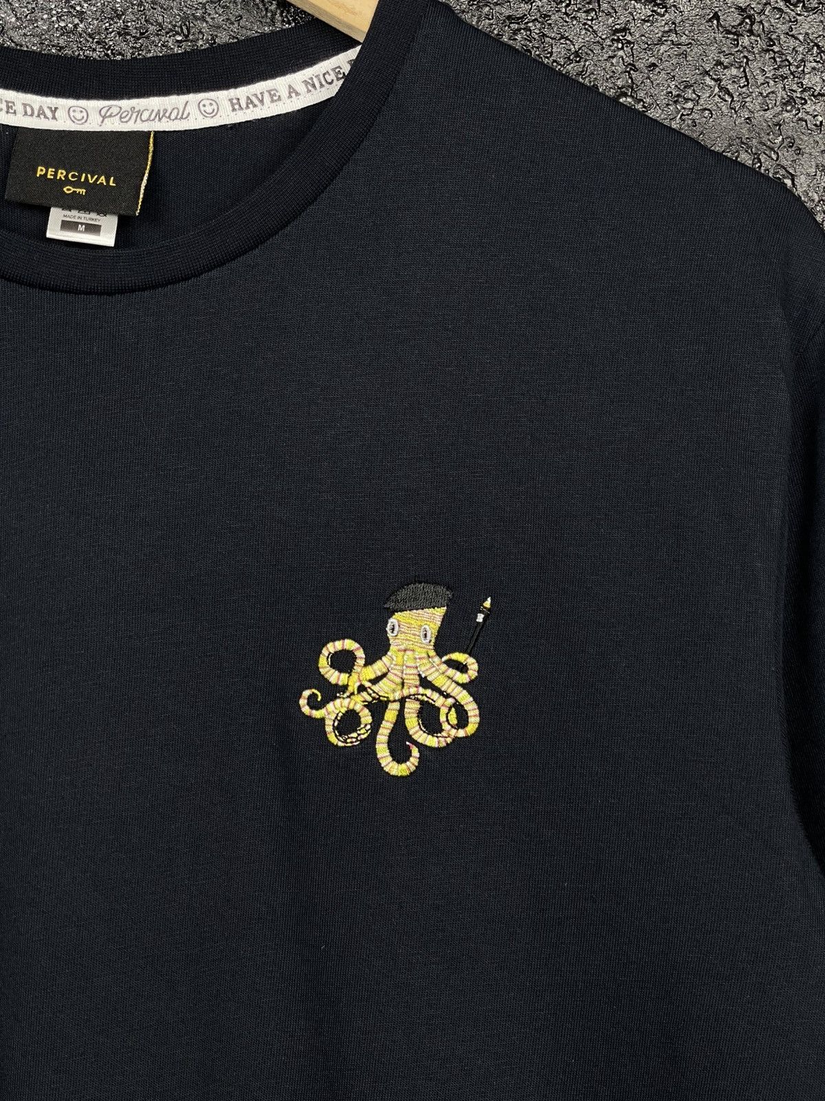 Percival Percival Embroidered Octopus T-Shirt Men’s Size M Size US M / EU 48-50 / 2 - 5 Thumbnail