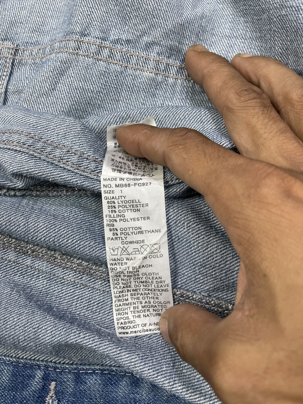 mercibeaucoup Issey Miyake Mercibeaucoup, Pillow Neck Denim Shirt Jacket Size US S / EU 44-46 / 1 - 15 Thumbnail