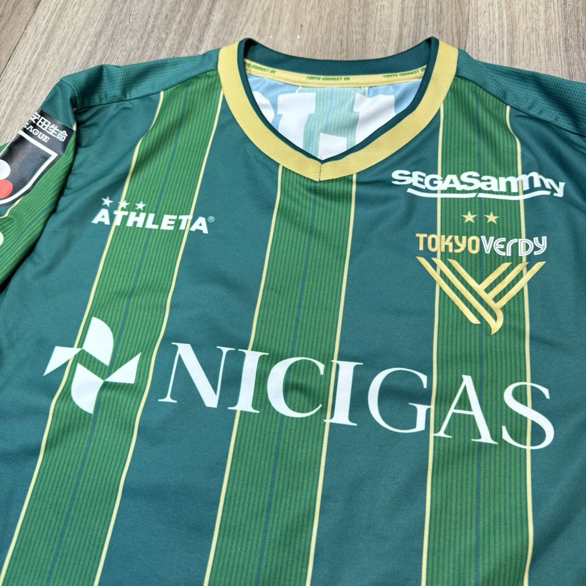 Japanese Brand Tokyo Verdy 2021 match issue third kit # 4 Kajikawa Size US L / EU 52-54 / 3 - 4 Thumbnail