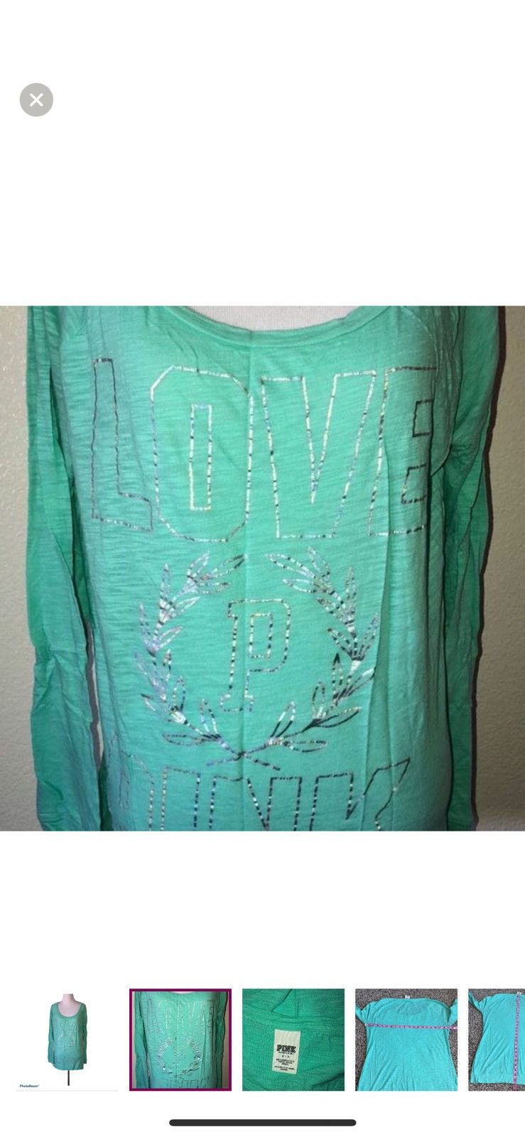 Victoria's Secret Pink Victoria’s Secret small logo long sleeve tee Size S / US 4 / IT 40 - 5 Thumbnail