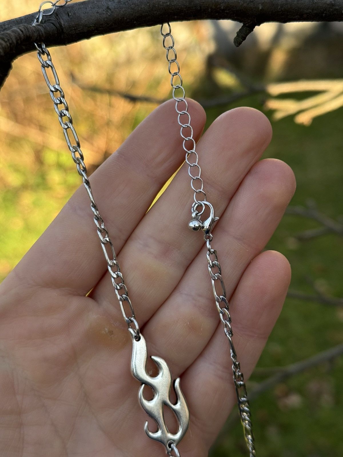 Japanese Brand × Vintage Y2K Flames Neckles Size ONE SIZE - 4 Thumbnail