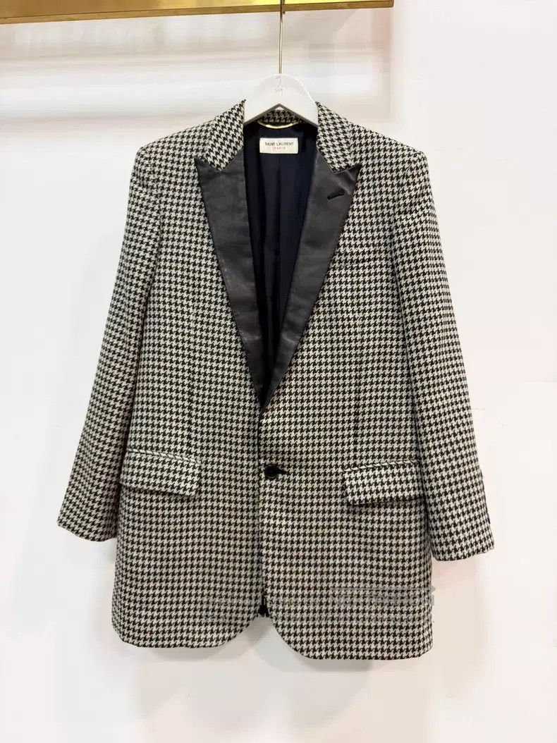 Saint Laurent Paris Saint Laurent Paris Houndstooth Suit i Size XXS / US 00 / IT 34 - 1 Thumbnail
