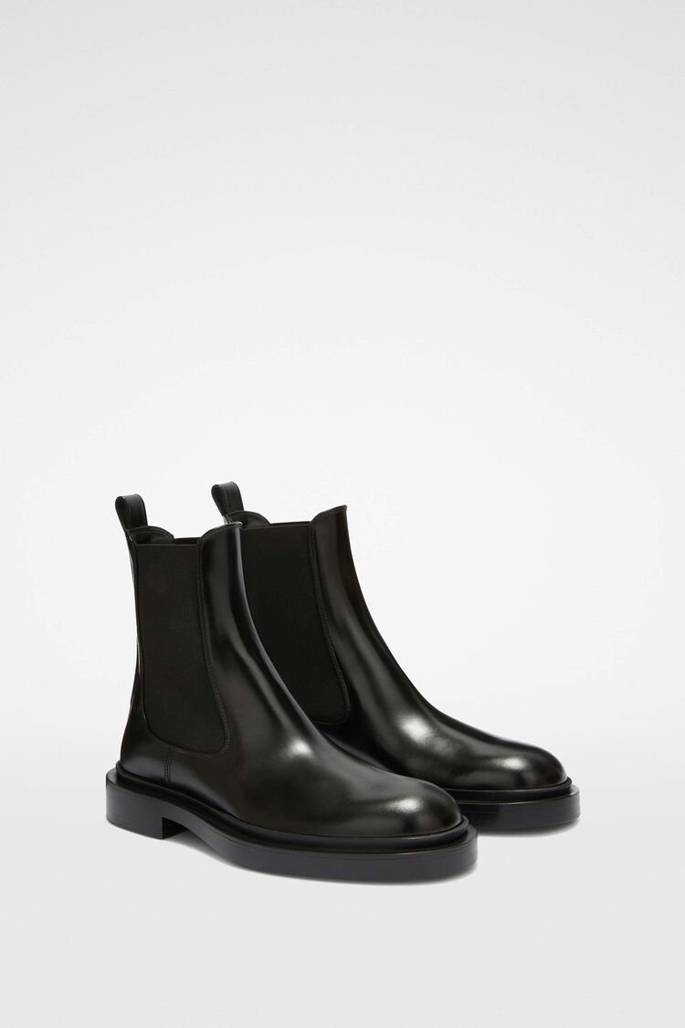 Jil Sander o1loc1c0426 Chelsea Boots in Black Size US 5 / IT 35 - 1 Thumbnail