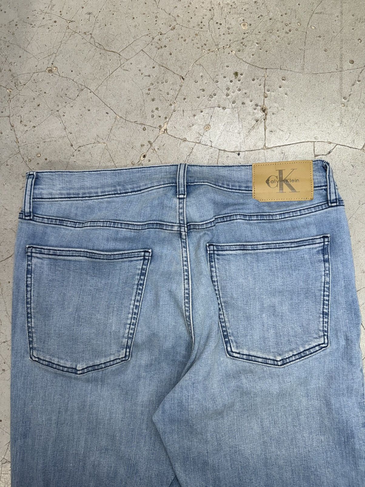 Calvin Klein Calvin Klien Straight Blue Jeans Size US 34 / EU 50 - 8 Thumbnail