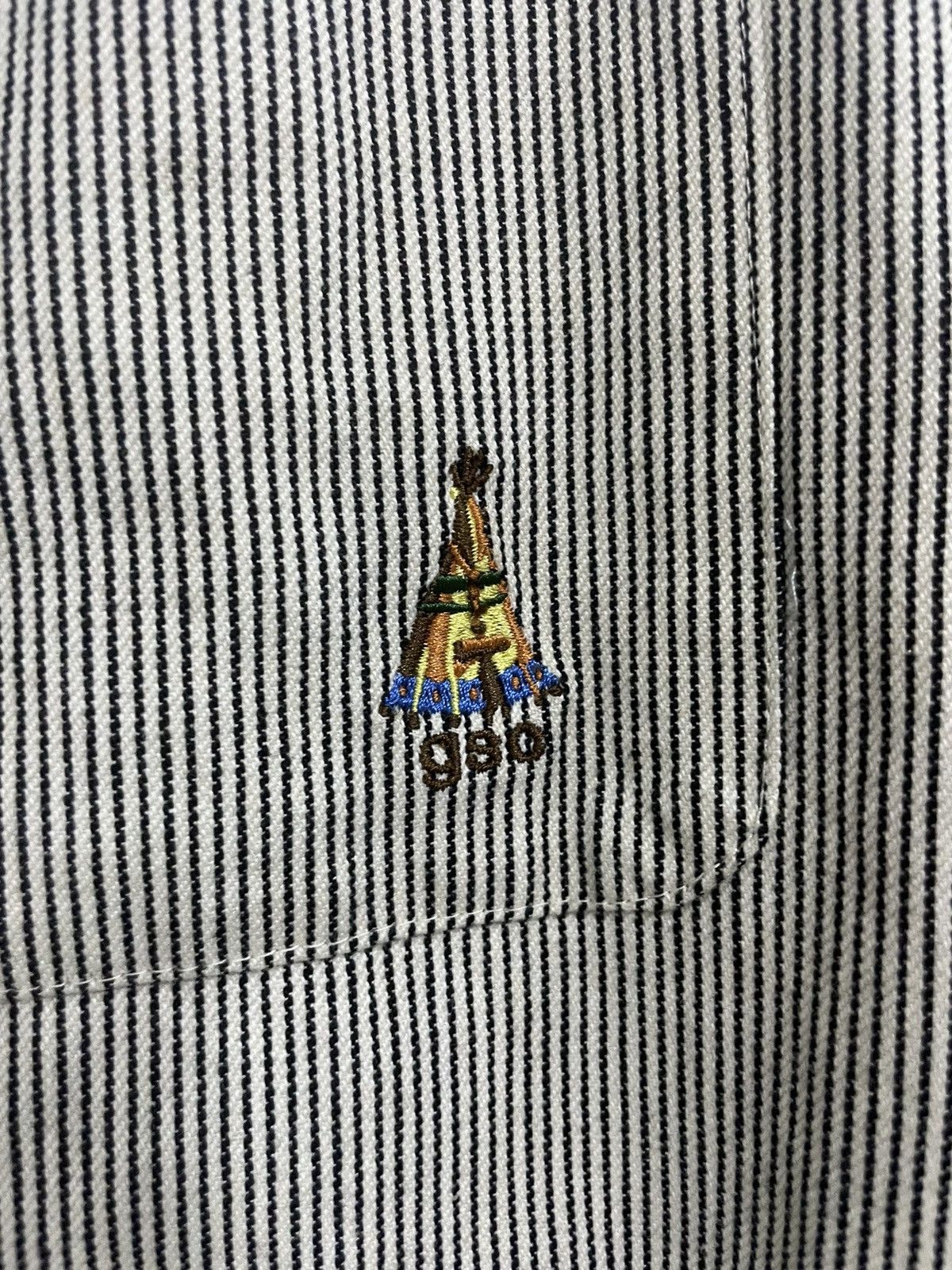 Japanese Brand × go slow caravan GO SLOW CARAVAN Work Shirt Patch Railway Stripes Size US L / EU 52-54 / 3 - 3 Thumbnail