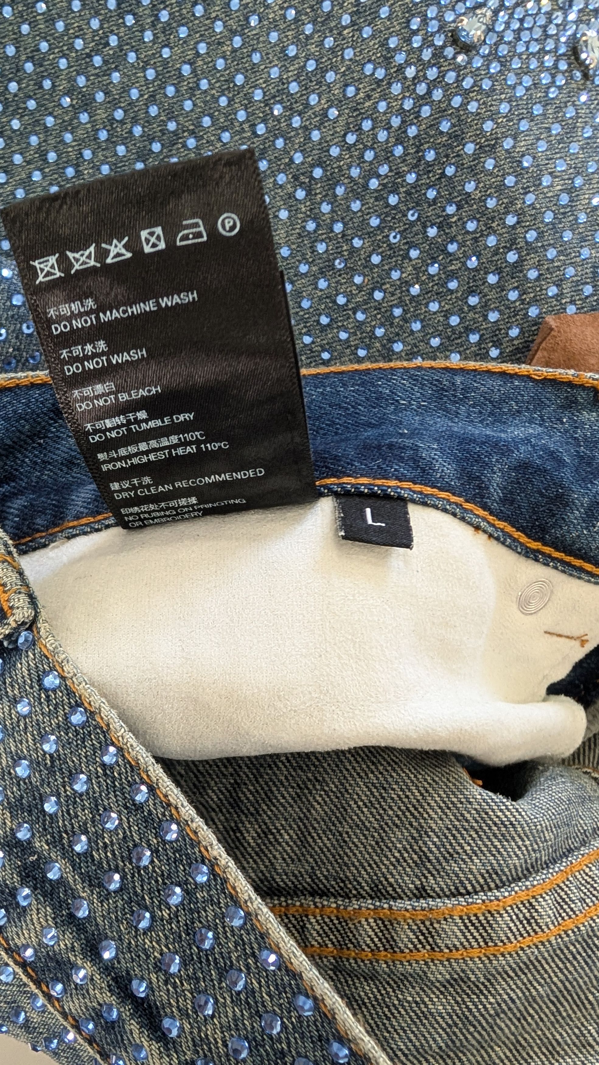 Birth of Royal Child Birth Of Royal Child BORC 20K Stellar Diamond Jeans Blue L Size US 34 / EU 50 - 8 Thumbnail