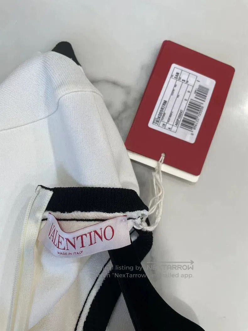 Valentino Valentino Black and white knitted dress with chain Size S / US 4 / IT 40 - 6 Thumbnail