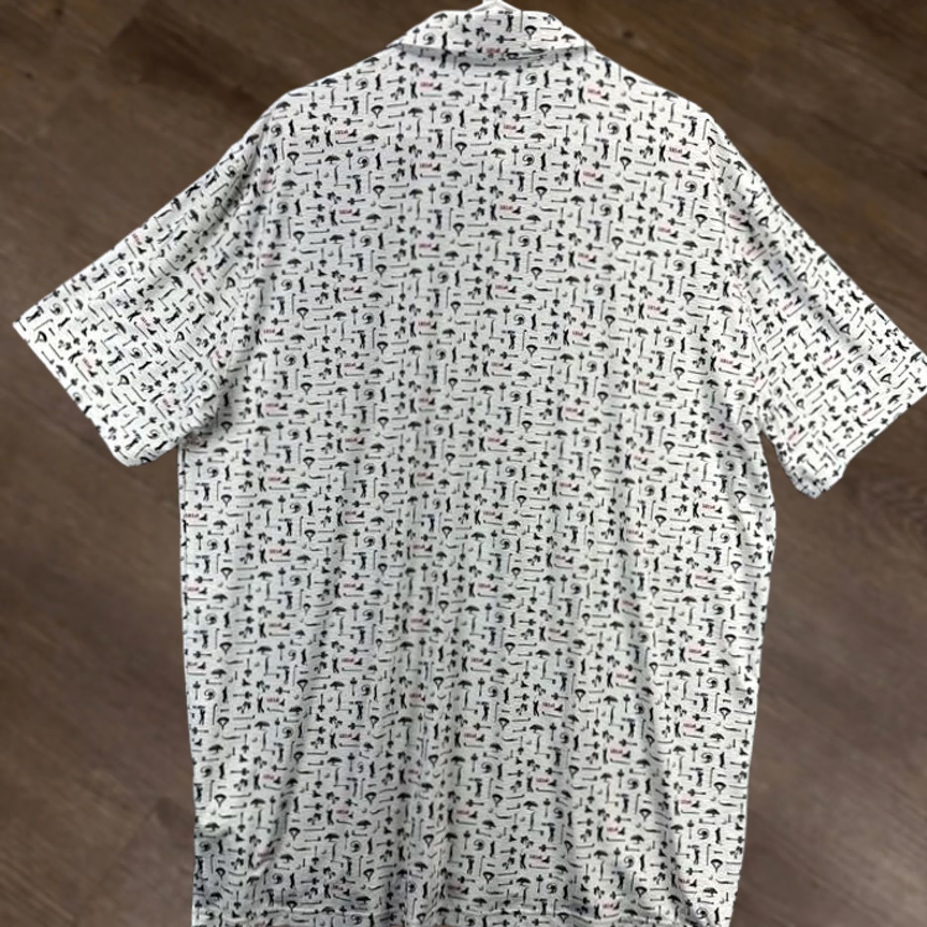 Vintage VINTAGE? No. U.S. Open Golf Polo Shirt Mens 2XL White Grey Geometric 121st Rugby USGA NEW Size US XXL / EU 58 / 5 - 1 Thumbnail
