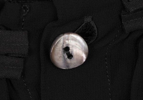 Comme des Garcons Comme Des Garcons Black Retro Big Button See-Through Top Size S / US 4 / IT 40 - 8 Thumbnail