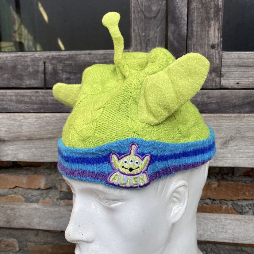 Disney × Japanese Brand × Vintage Little green man Toy Story unique beanie hat Size ONE SIZE - 3 Thumbnail