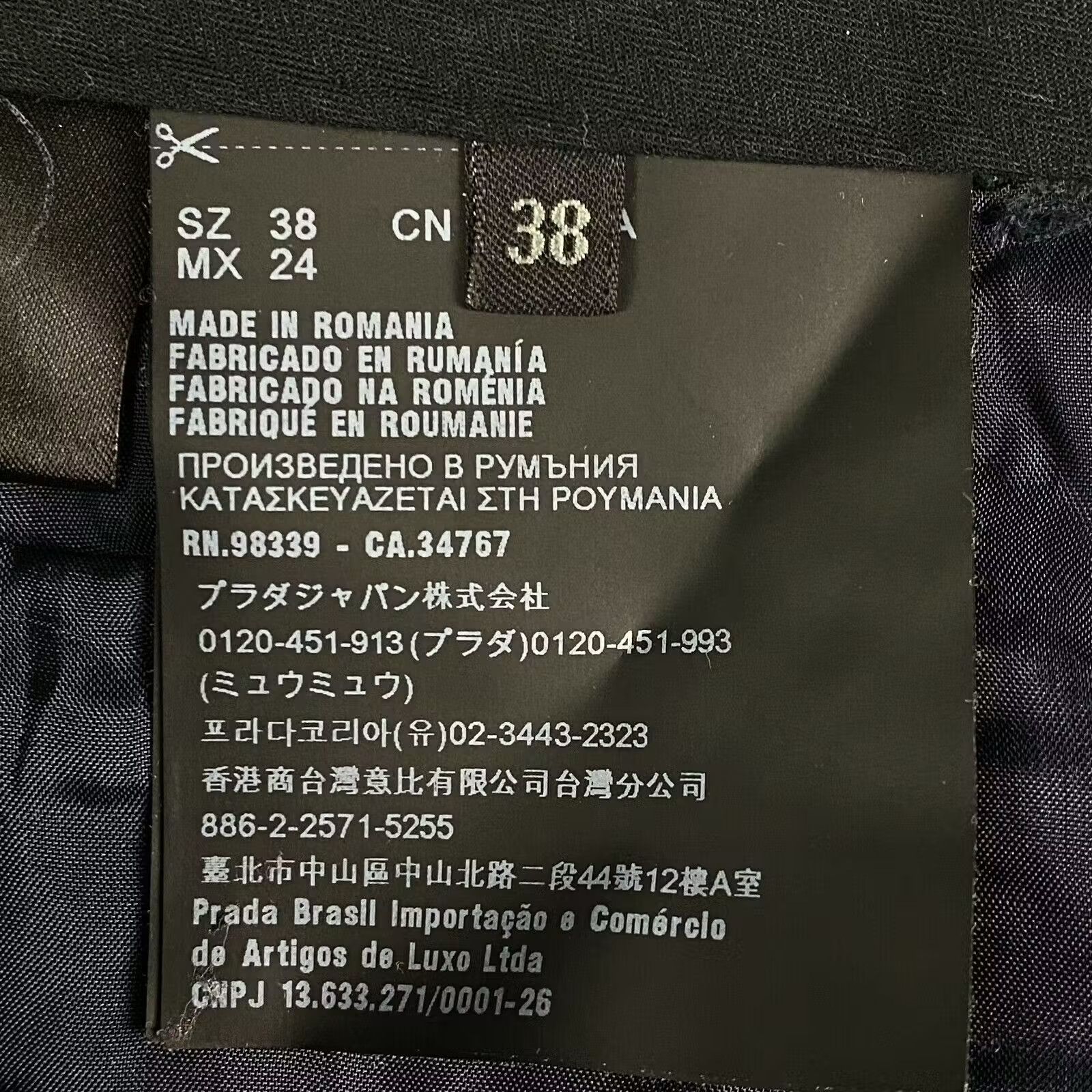 Prada Womens Pants Prada Milano Size 38 Size 26" / US 2 / IT 38 - 8 Thumbnail