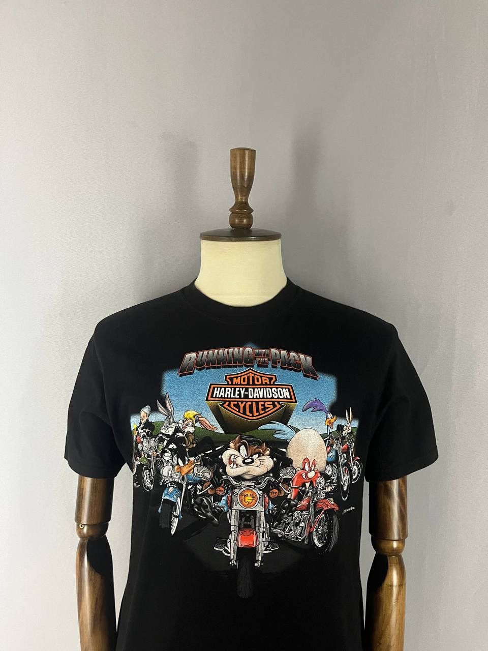 Harley Davidson Harley Davidson Tee T Shirt Black Running with the Pack Size US M / EU 48-50 / 2 - 2 Thumbnail