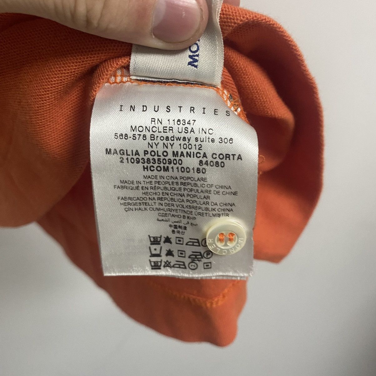 Moncler Moncler polo shirt Size US S / EU 44-46 / 1 - 10 Thumbnail